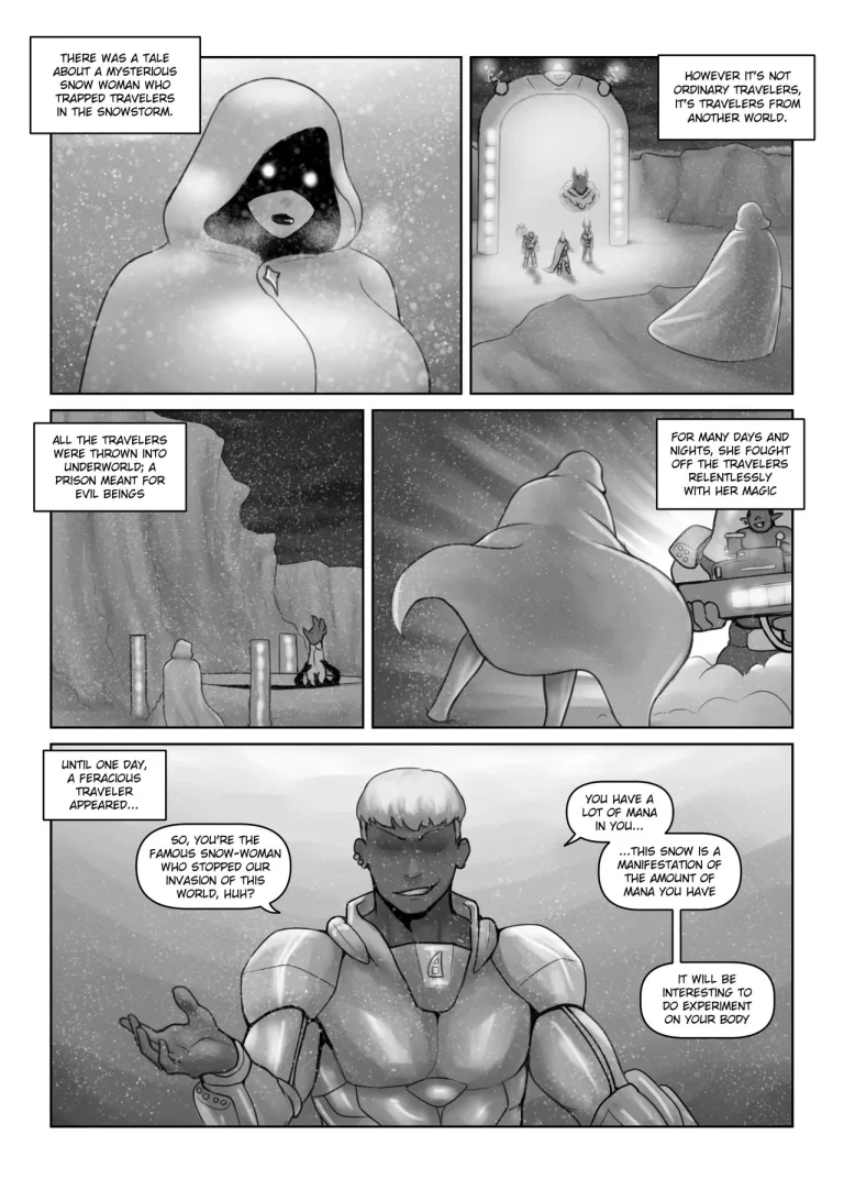 Fallen Witch - Snow Woman porn comic picture 3