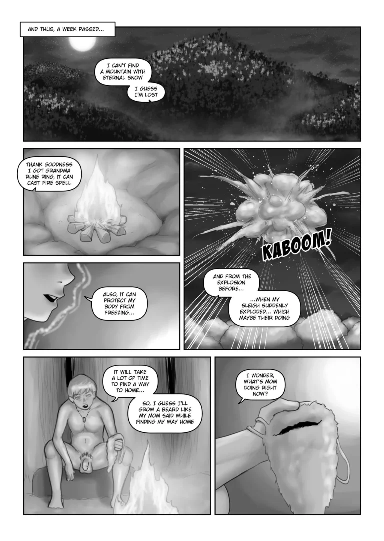 Fallen Witch - Snow Woman porn comic picture 35