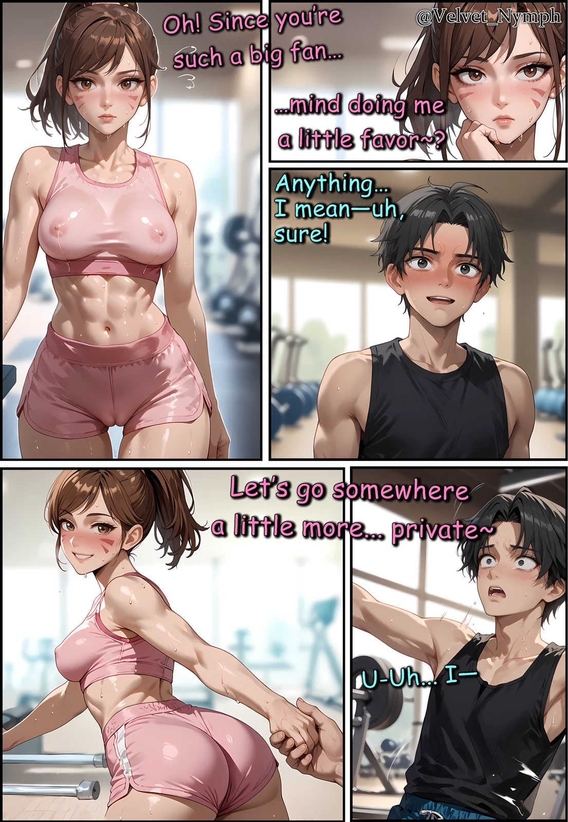 Fan Service#1: Gym edition porn comic picture 10