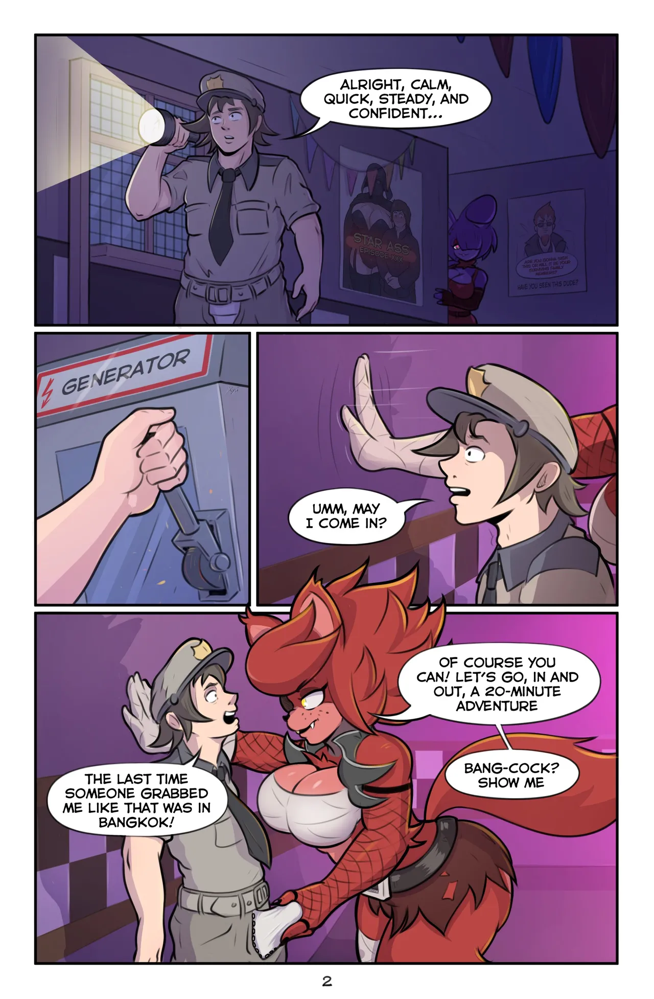 Fap Nights at Frenni's Nightclub Dark Night porn comic picture 3