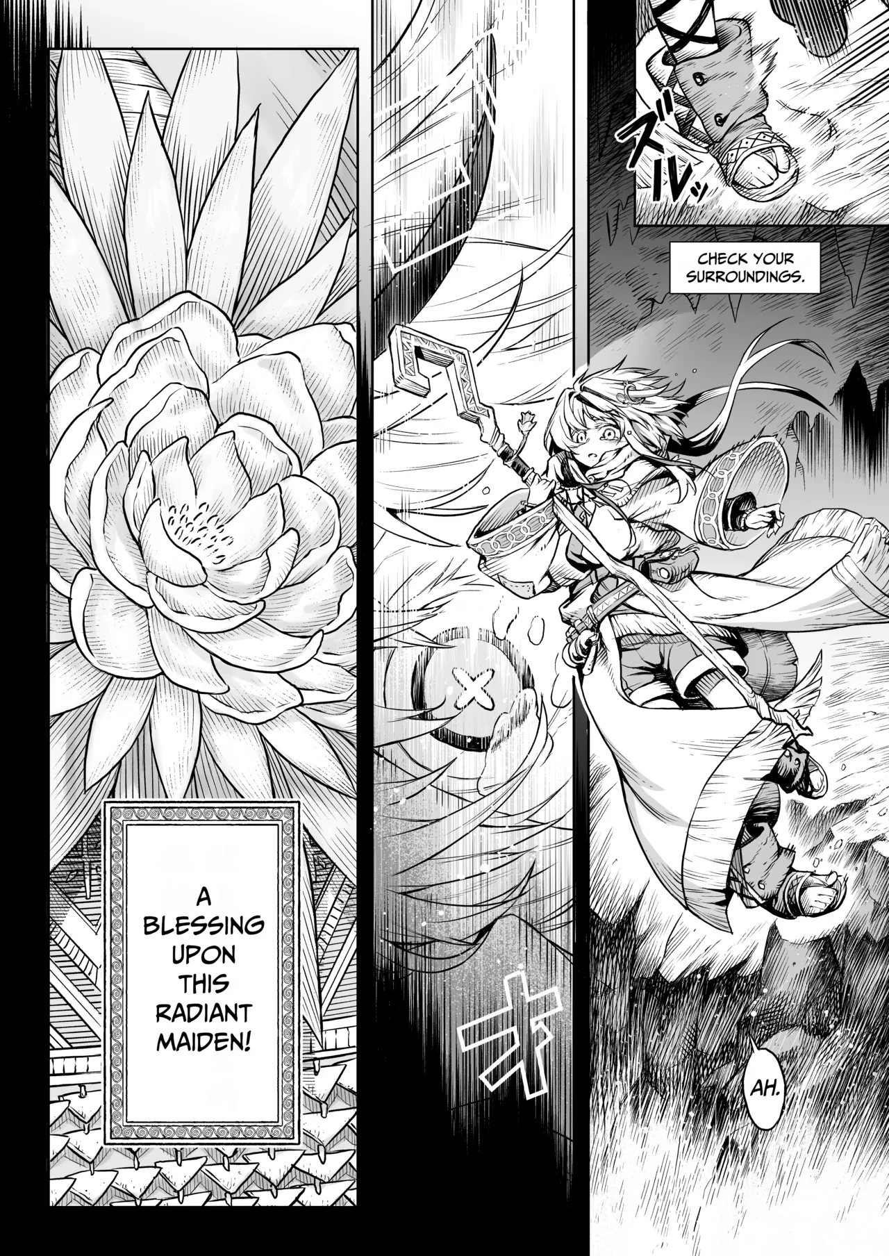 Female Flower Devourer Ogufesuka | Mesuka Donmushi Ogufesuka "Zenpen" porn comic picture 7