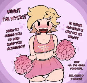 Femboy cheerleader porn comic picture 1