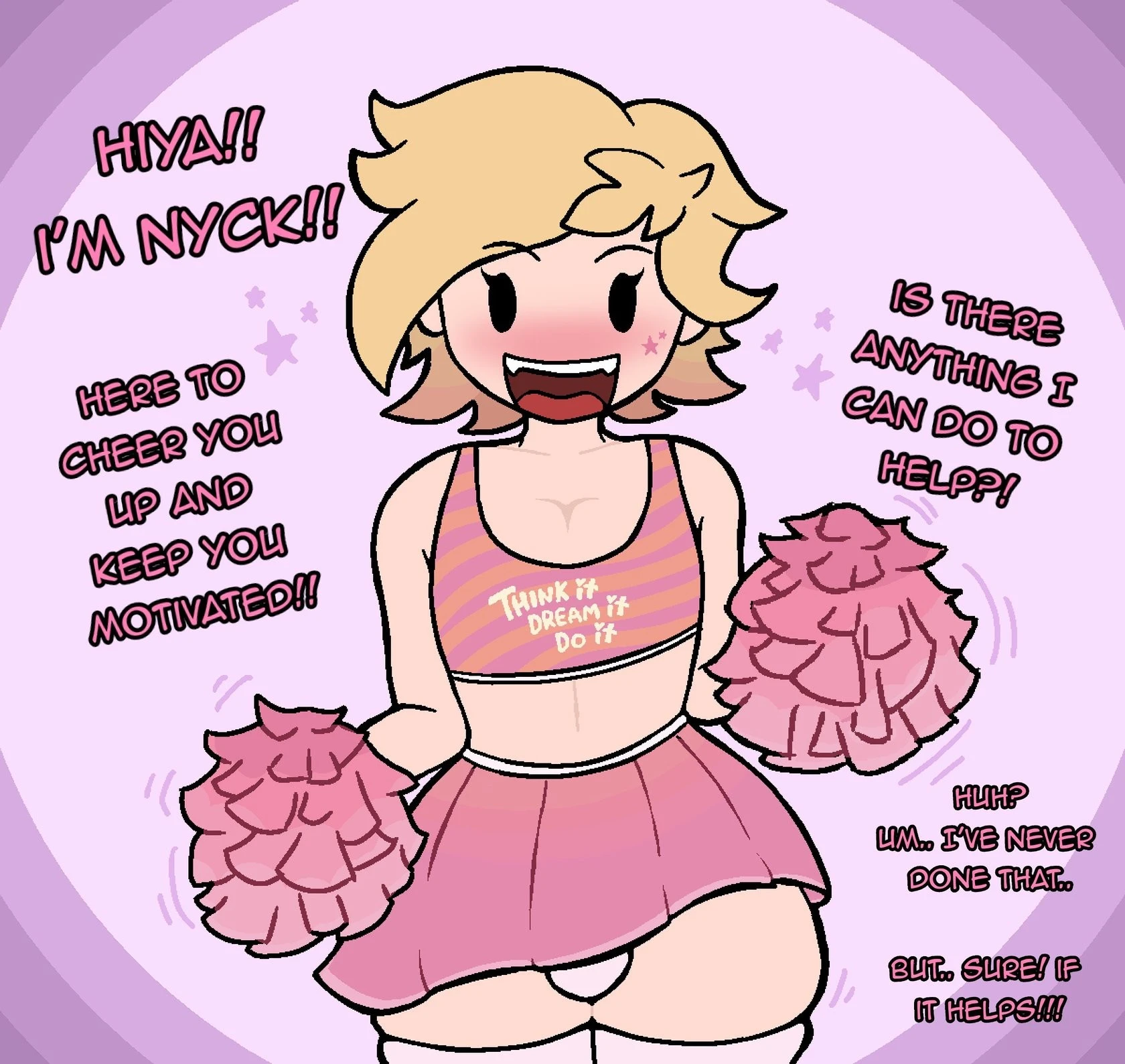 Femboy cheerleader porn comic picture 1