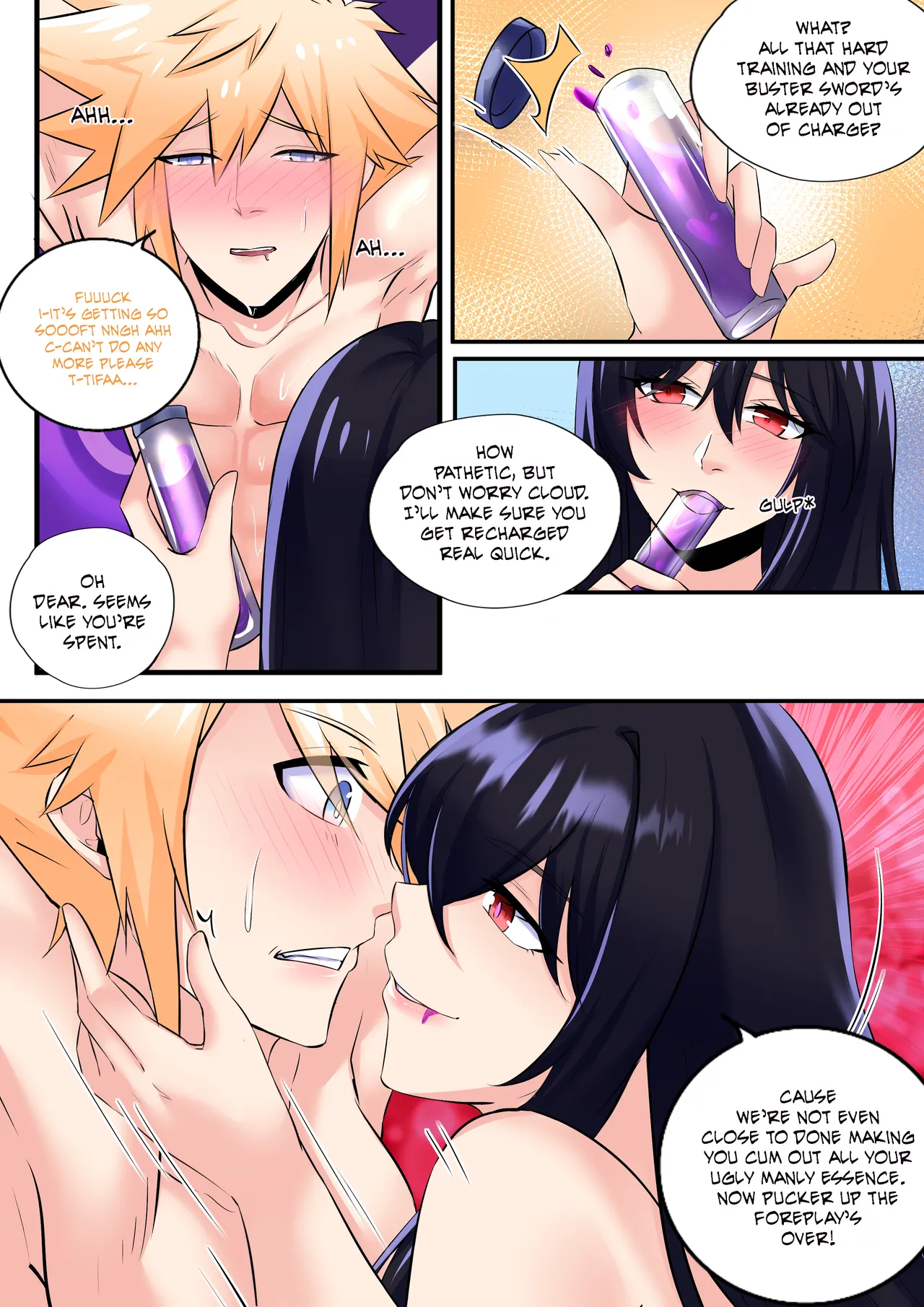 Final Fantasy VII: Honeybee Inn porn comic picture 14