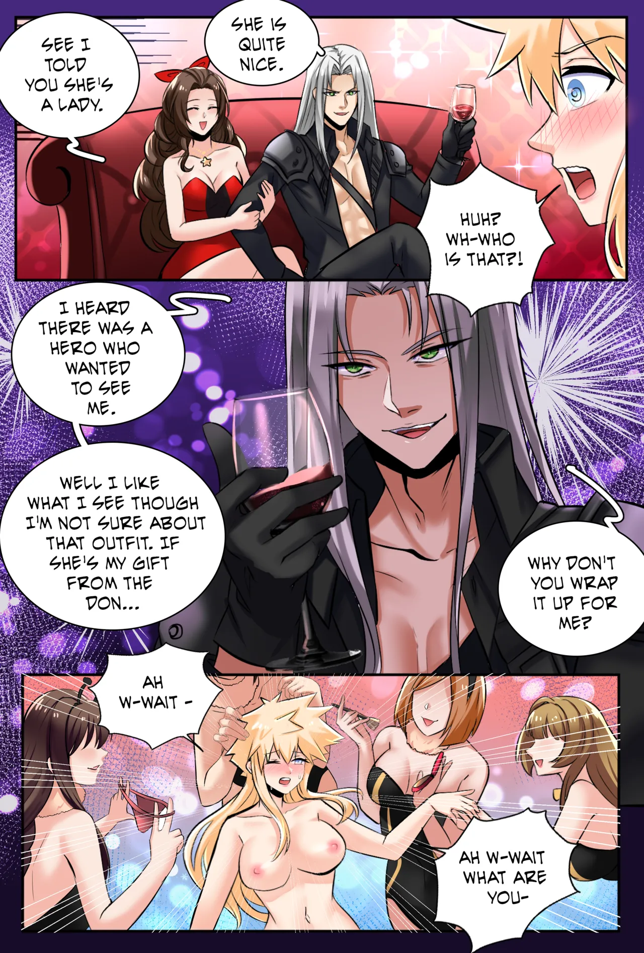 Final Fantasy VII: Honeybee Inn porn comic picture 27
