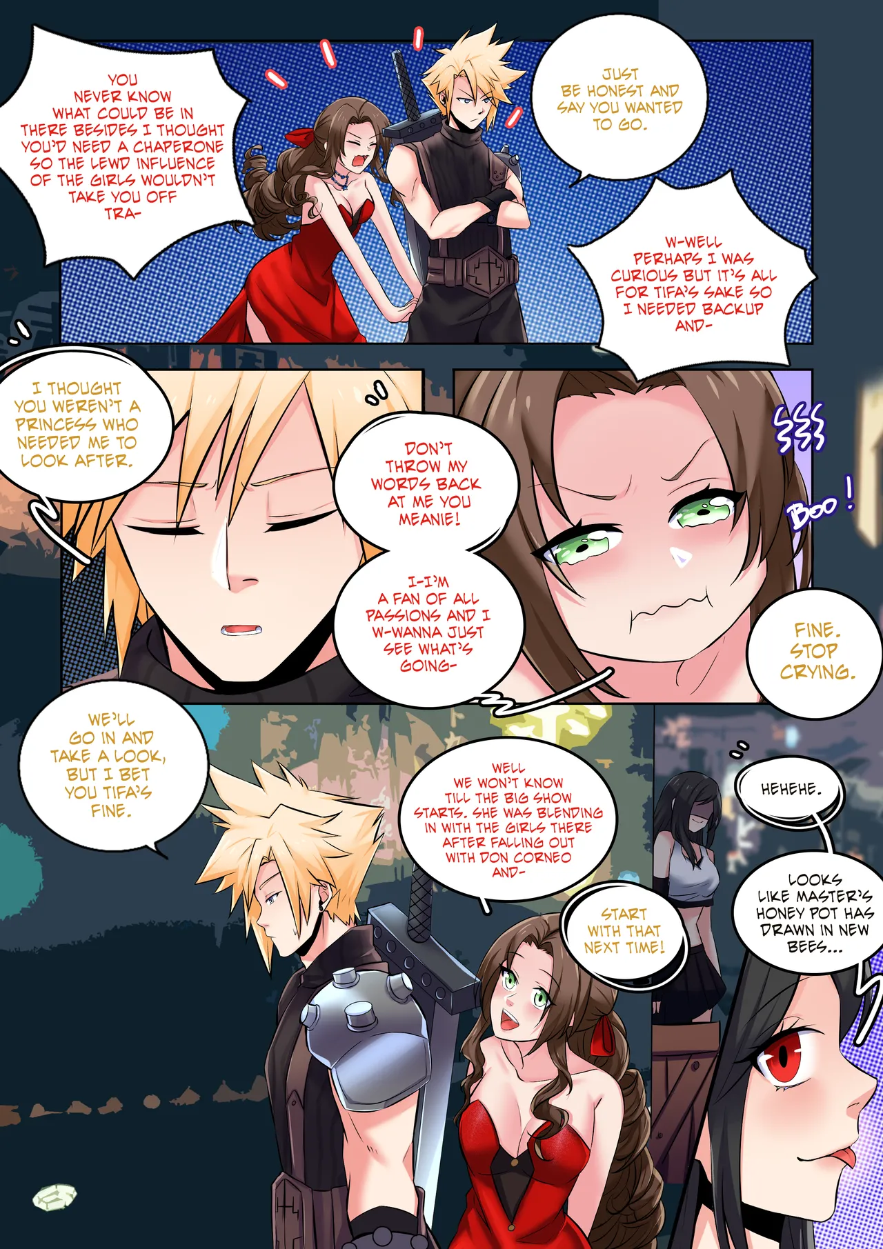 Final Fantasy VII: Honeybee Inn porn comic picture 3