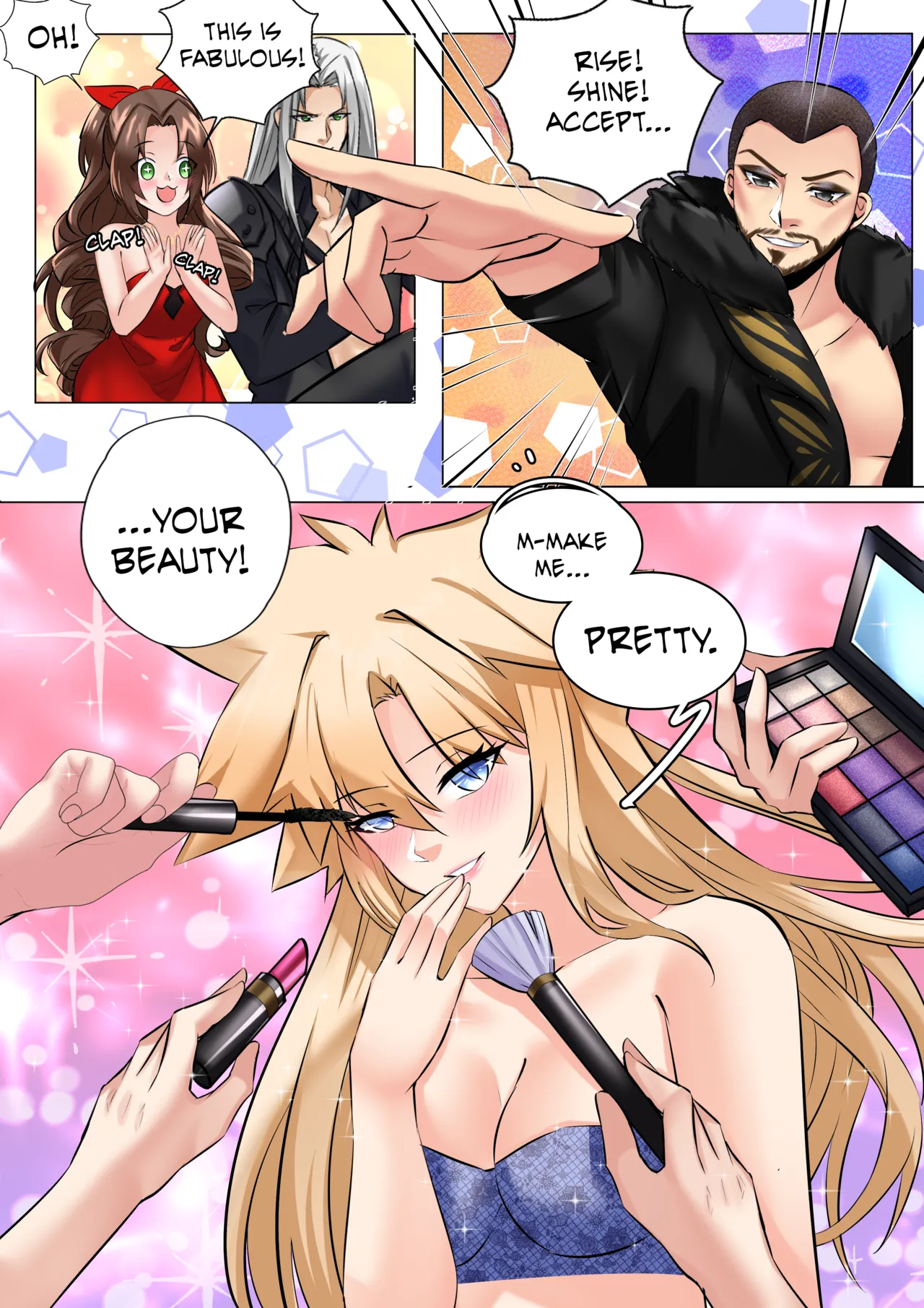 Final Fantasy VII: Honeybee Inn porn comic picture 30