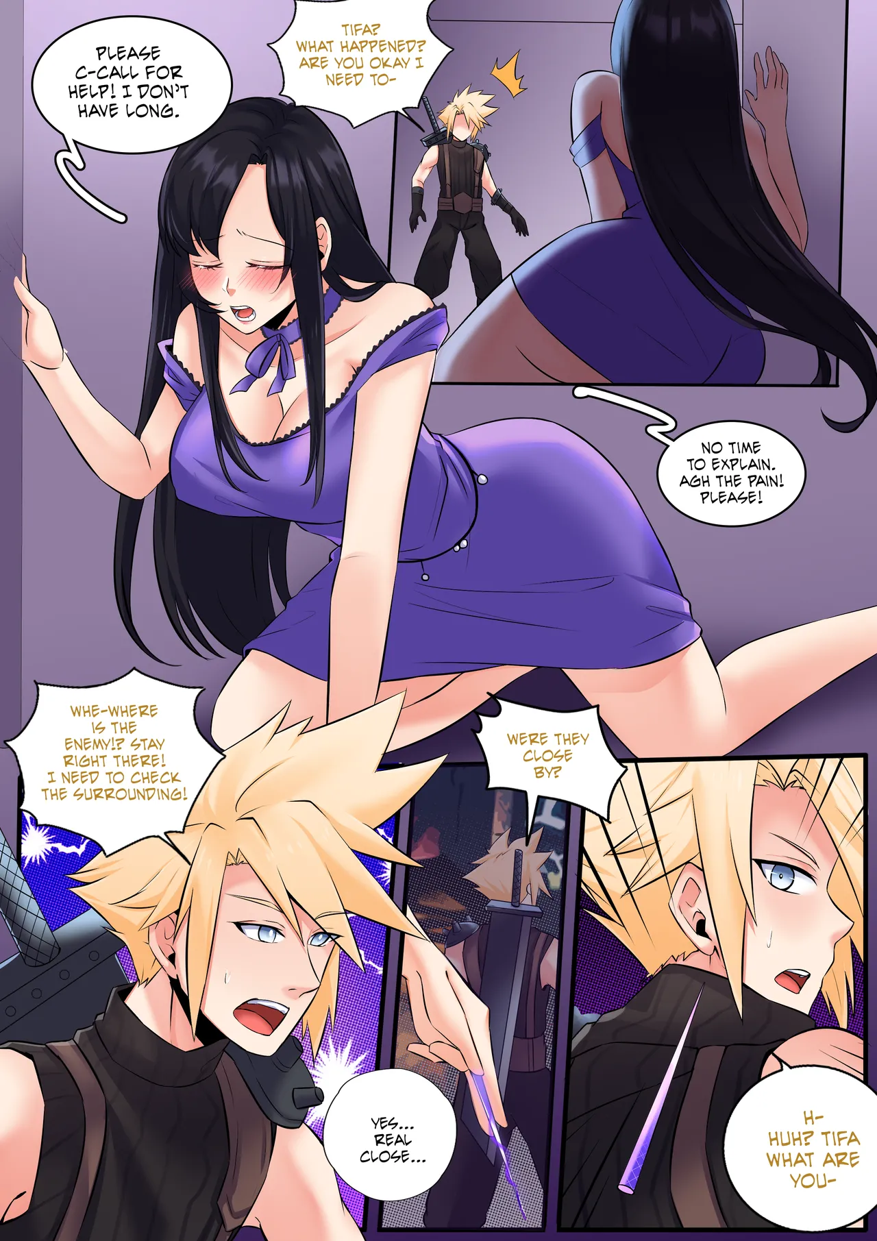 Final Fantasy VII: Honeybee Inn porn comic picture 5