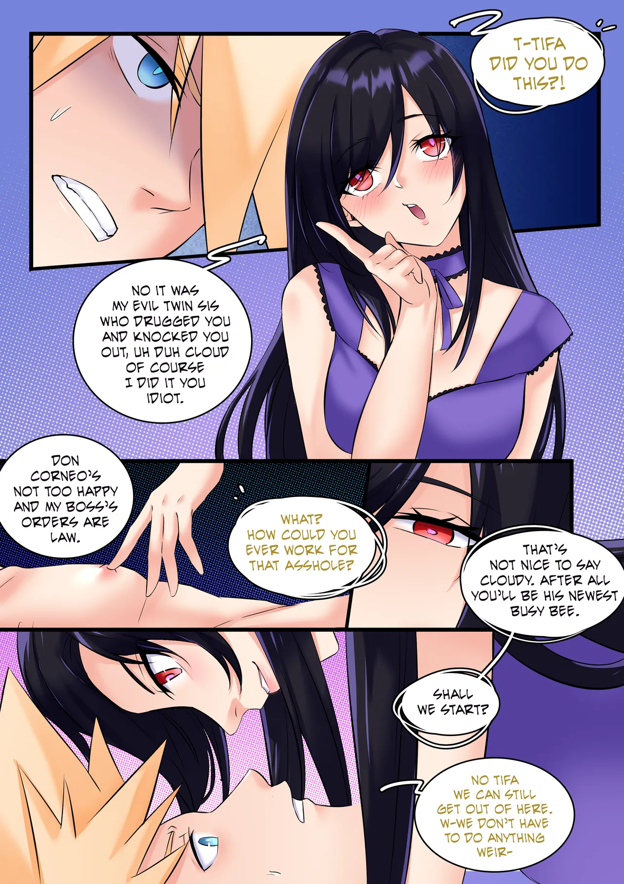 Final Fantasy VII: Honeybee Inn porn comic picture 9