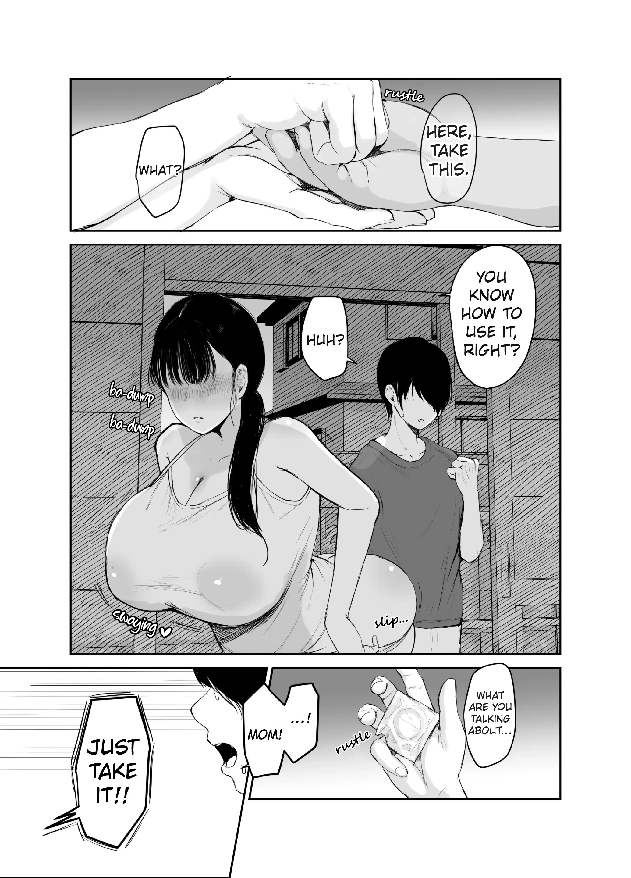 For Mom the Only Option Left is Incest | Okaasan ni wa Kore Gurai Shika Dekinaikara porn comic picture 21