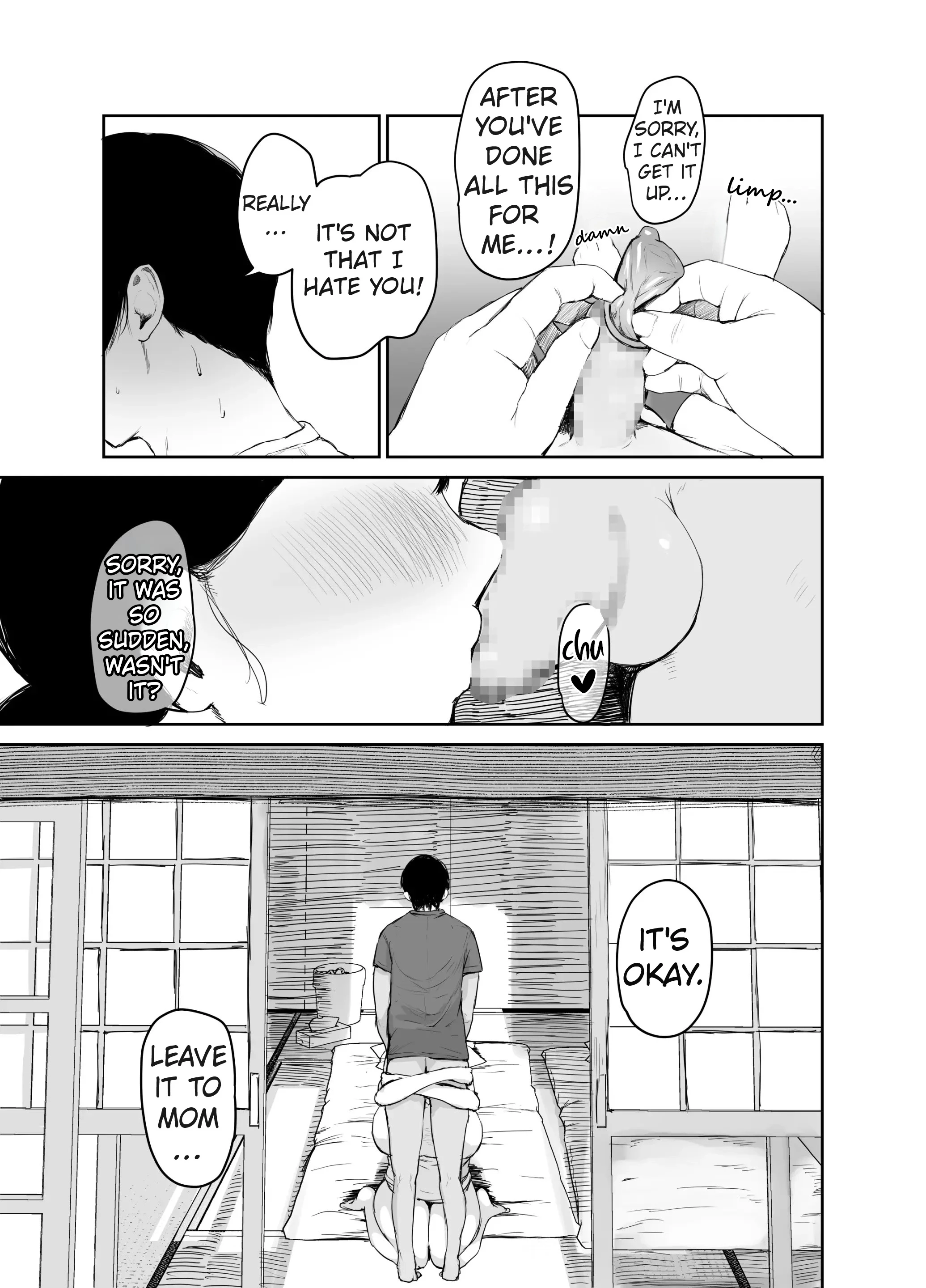 For Mom the Only Option Left is Incest | Okaasan ni wa Kore Gurai Shika Dekinaikara porn comic picture 25