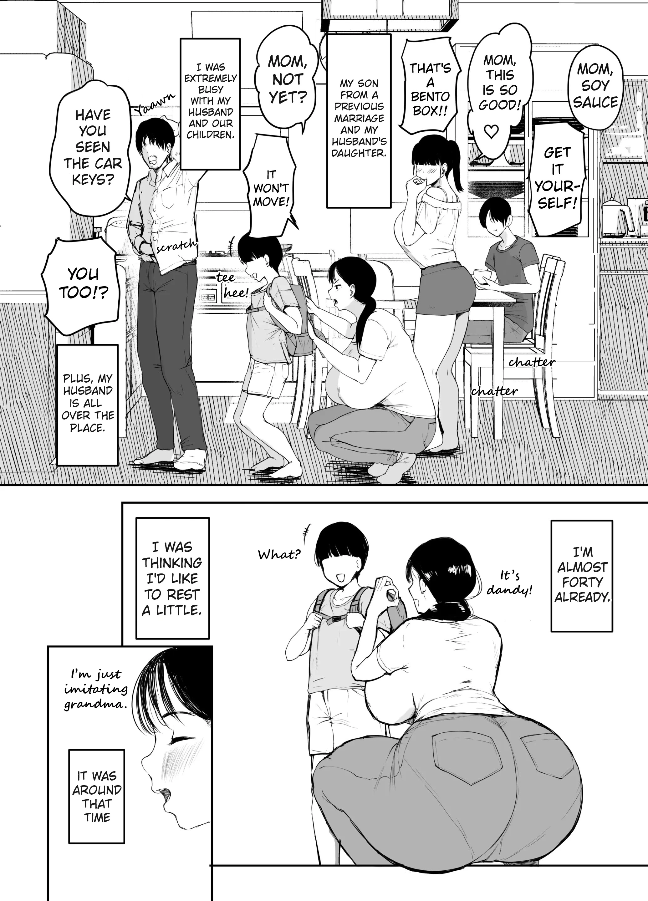 For Mom the Only Option Left is Incest | Okaasan ni wa Kore Gurai Shika Dekinaikara porn comic picture 4