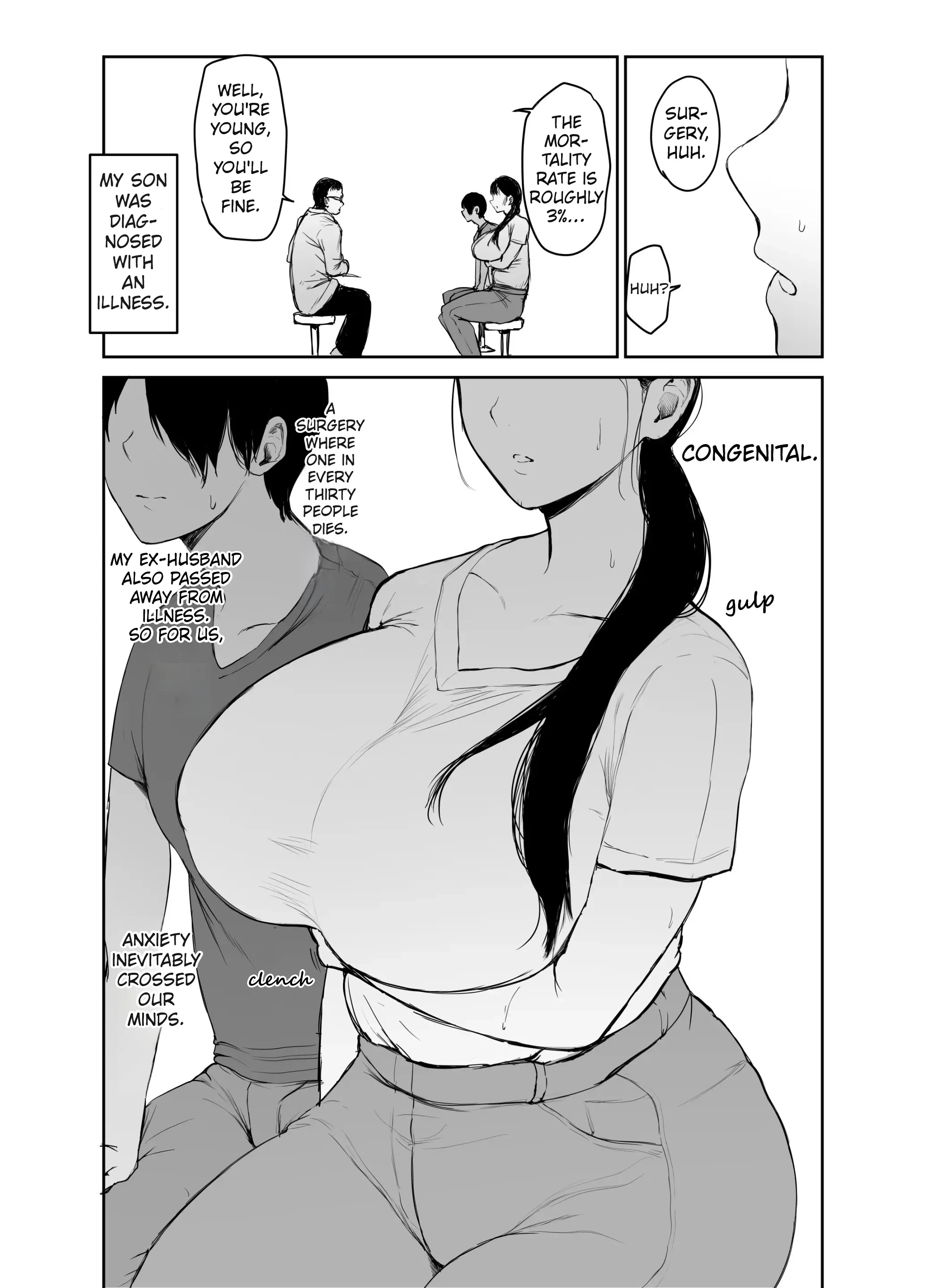 For Mom the Only Option Left is Incest | Okaasan ni wa Kore Gurai Shika Dekinaikara porn comic picture 5