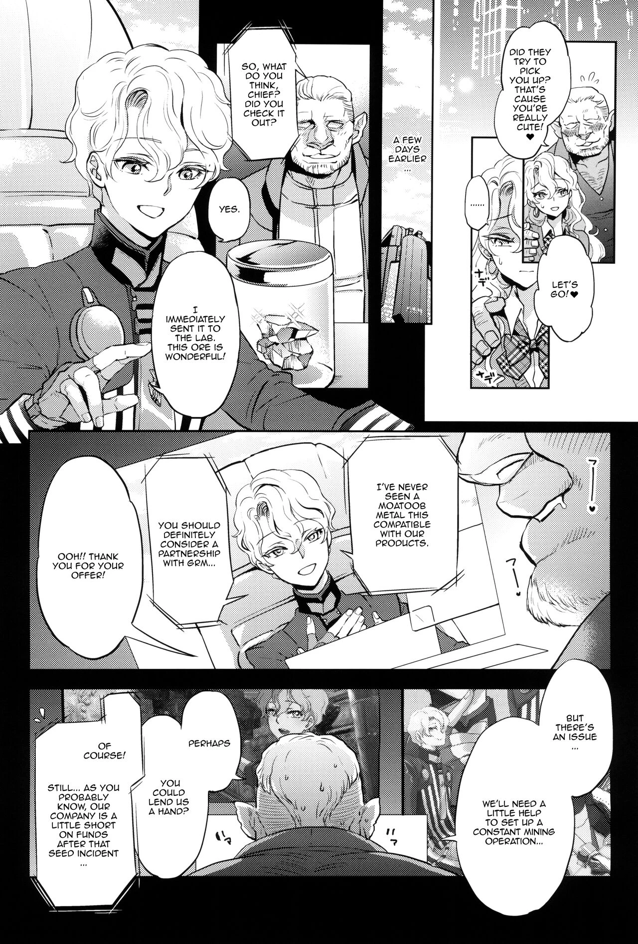 For The Sake Of Our Company, Our CEO Would Even Treat Our Clients as Sugar Daddies | Uchi no Shachou wa Jisha no Tamenara P Katsu Settai mo Kotowarenai porn comic picture 3