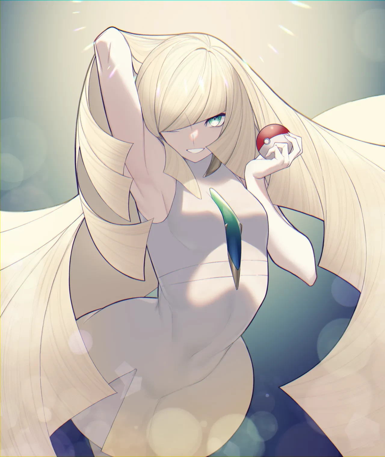 Foundation Representative Lusamine porn comic picture 2