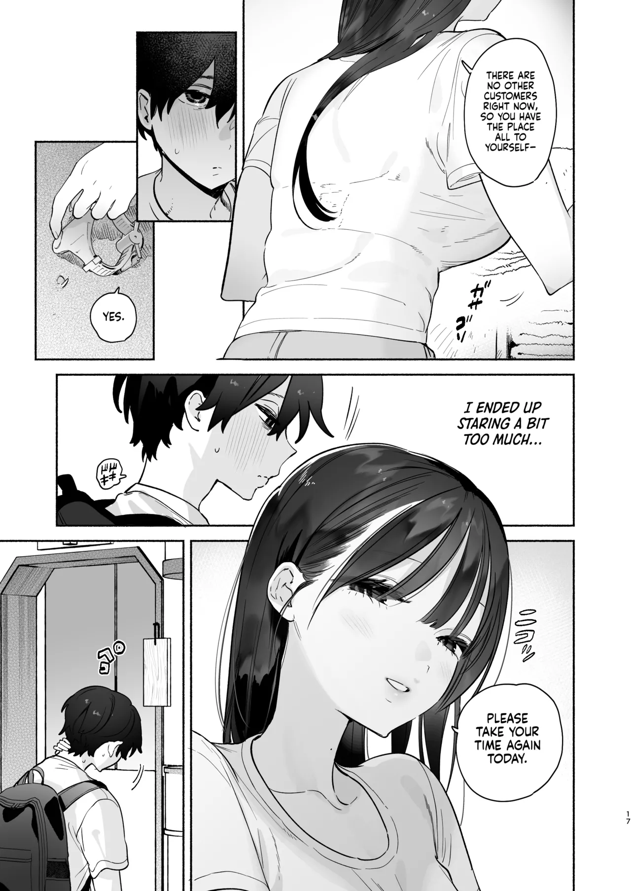 Four Days of Summer With The Bathhouse Lady | Sentou no Onee-san to Majiwaru, 4-kakan no Natsu porn comic picture 16