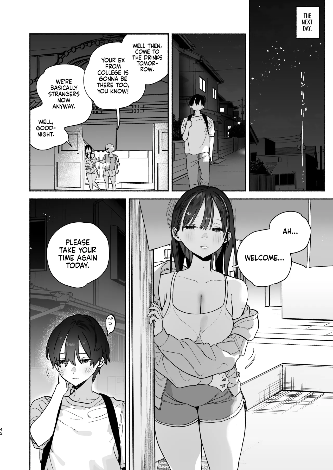 Four Days of Summer With The Bathhouse Lady | Sentou no Onee-san to Majiwaru, 4-kakan no Natsu porn comic picture 41