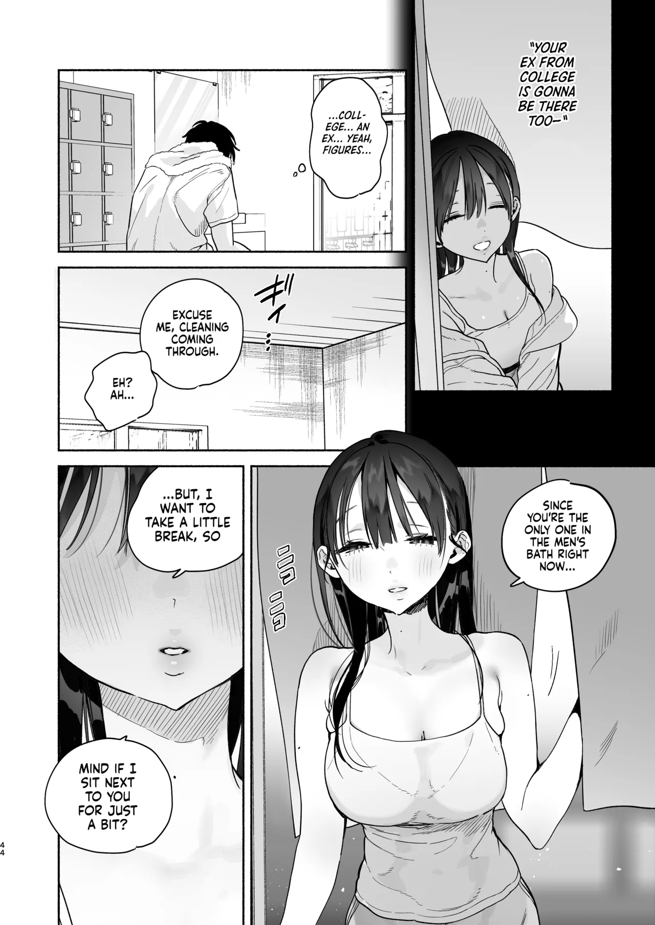 Four Days of Summer With The Bathhouse Lady | Sentou no Onee-san to Majiwaru, 4-kakan no Natsu porn comic picture 43