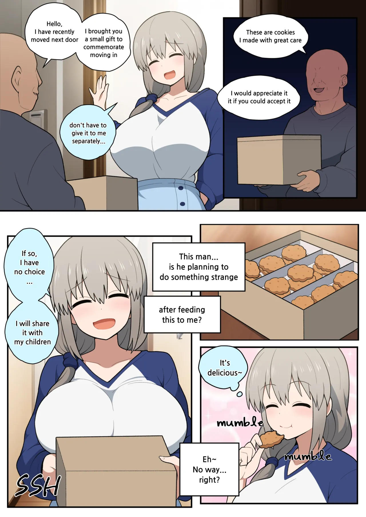 Friendly neighbor porn comic picture 1