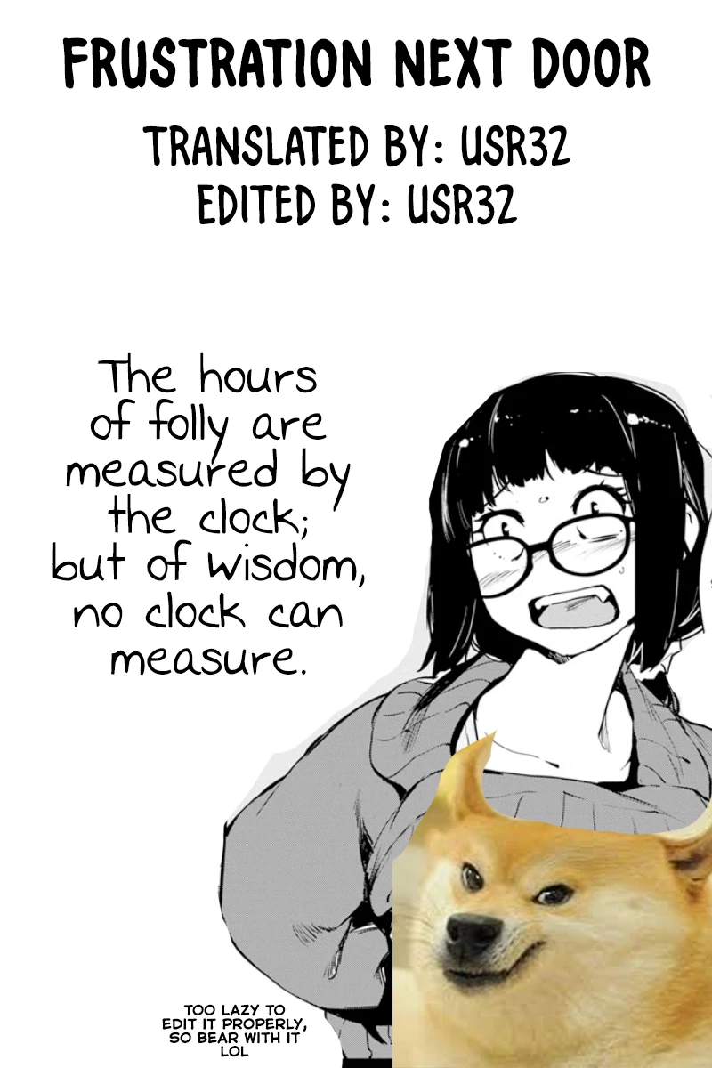 Frustration Next Door | Tonari no Yokkyuu Fuman porn comic picture 19
