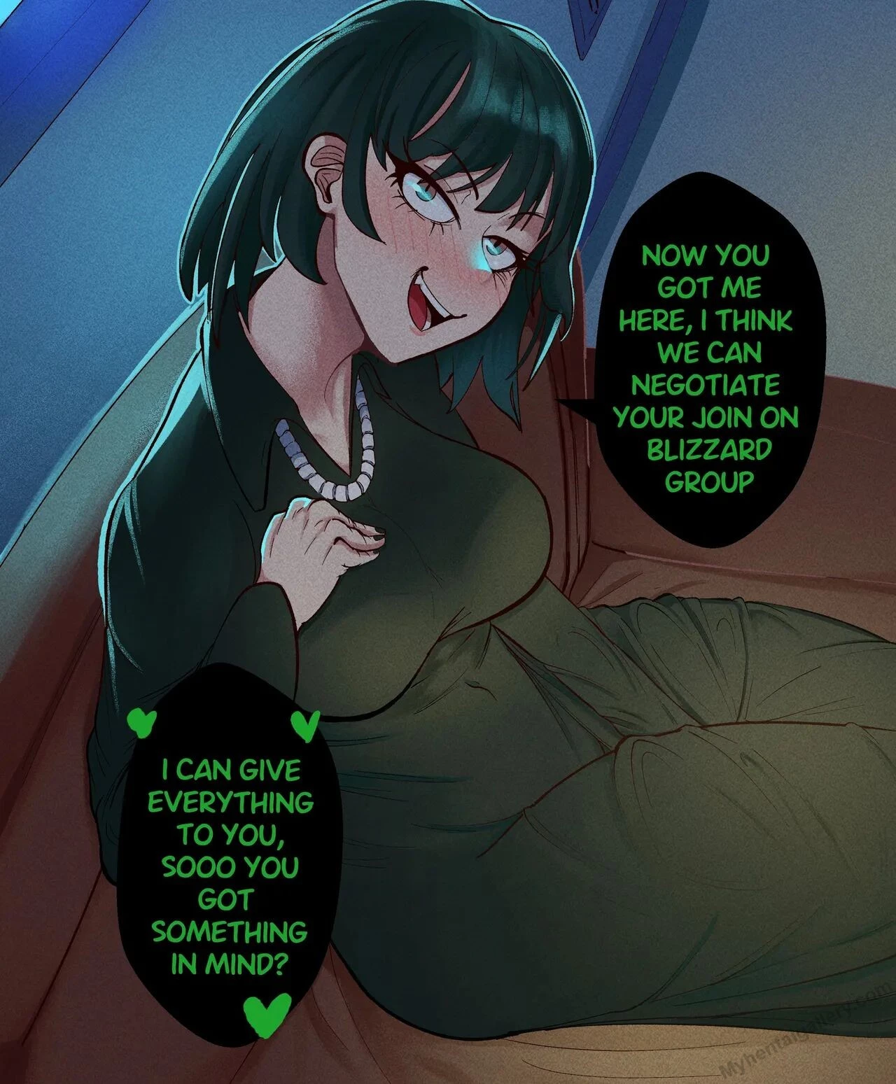 Fubuki's Negotiation porn comic picture 1