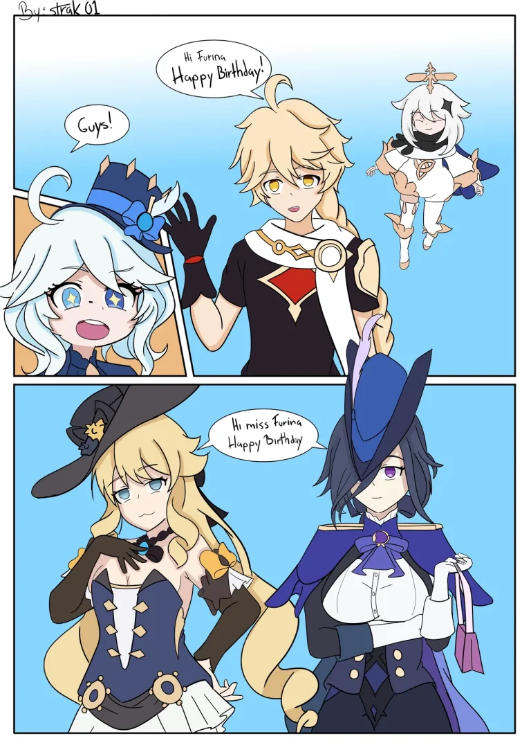 Furina's Gift porn comic picture 2