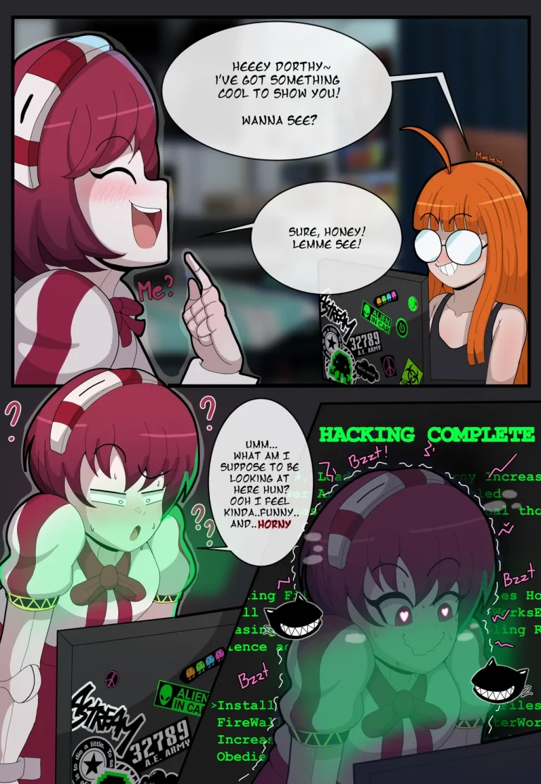 Futaba and Dorothy's Fun Night porn comic picture 1