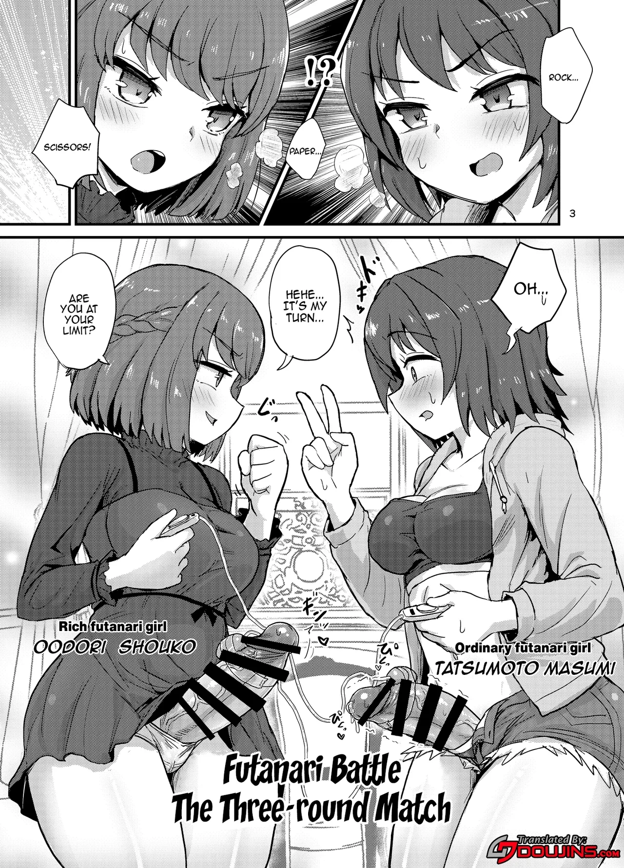 Futanari Batoru Sanbanshoubu | Futanari Battle - Best of Three porn comic picture 2