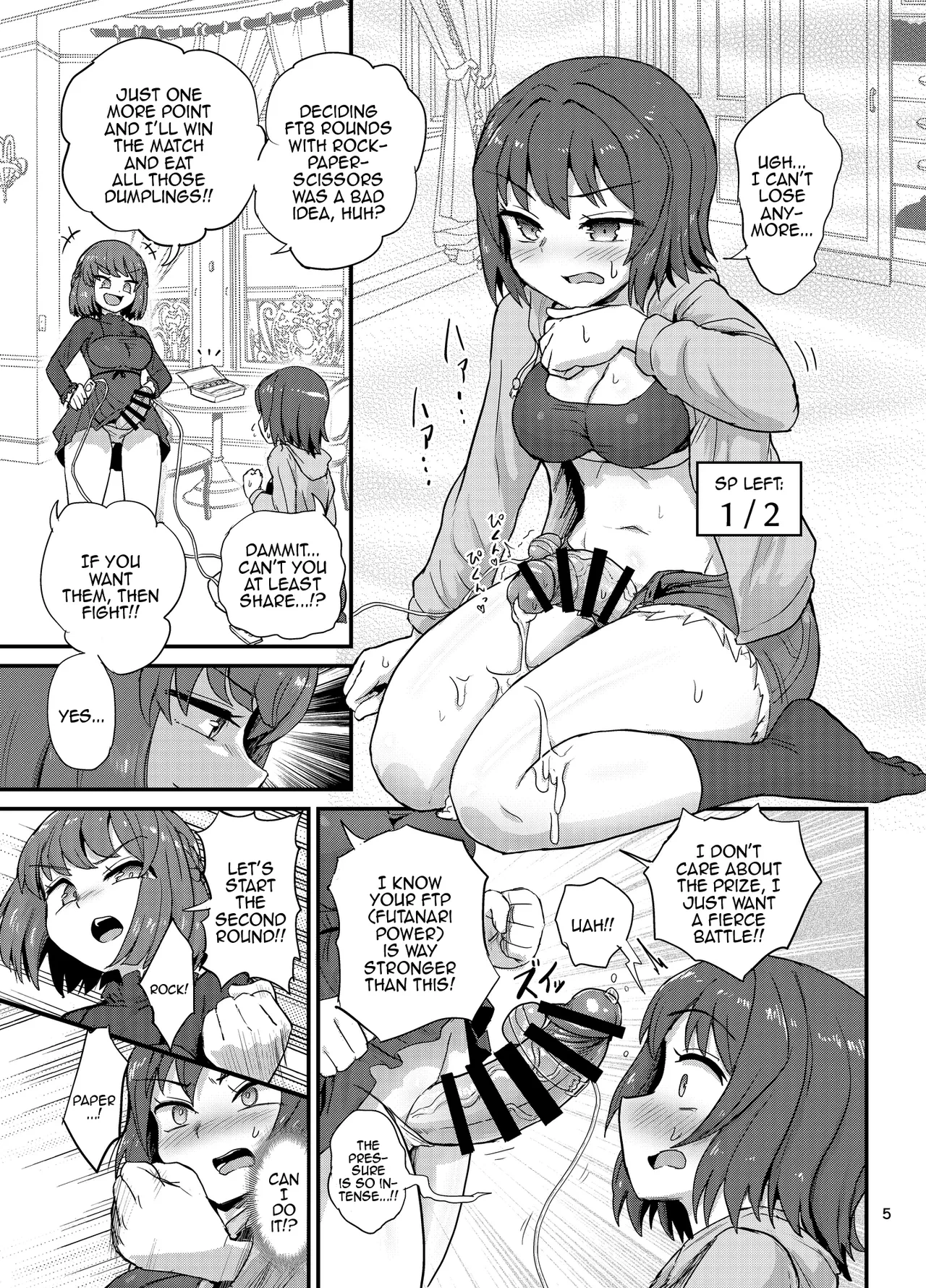Futanari Batoru Sanbanshoubu | Futanari Battle - Best of Three porn comic picture 5