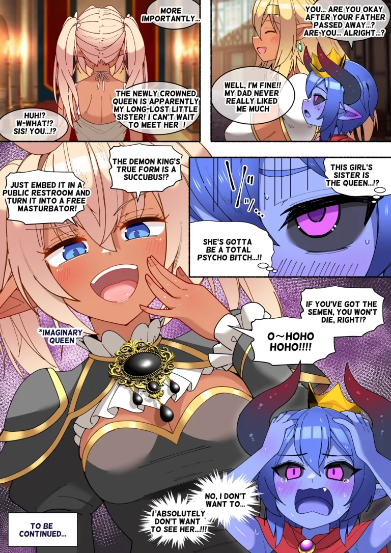 Futanari Dark Elf Yuusha-chan ga Maou ni Gachi Koishite wo Mochikaeri Shichatta Ken porn comic picture 32