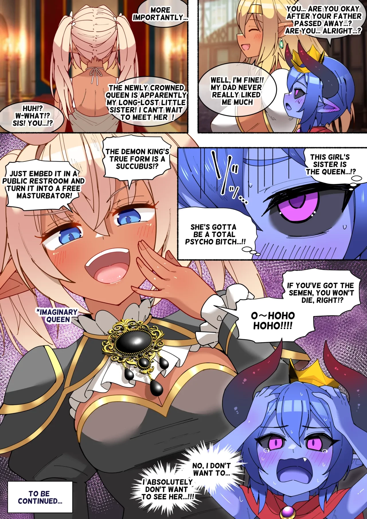 Futanari Dark Elf Yuusha-chan ga Maou ni Gachi Koishite wo Mochikaeri Shichatta Ken porn comic picture 32