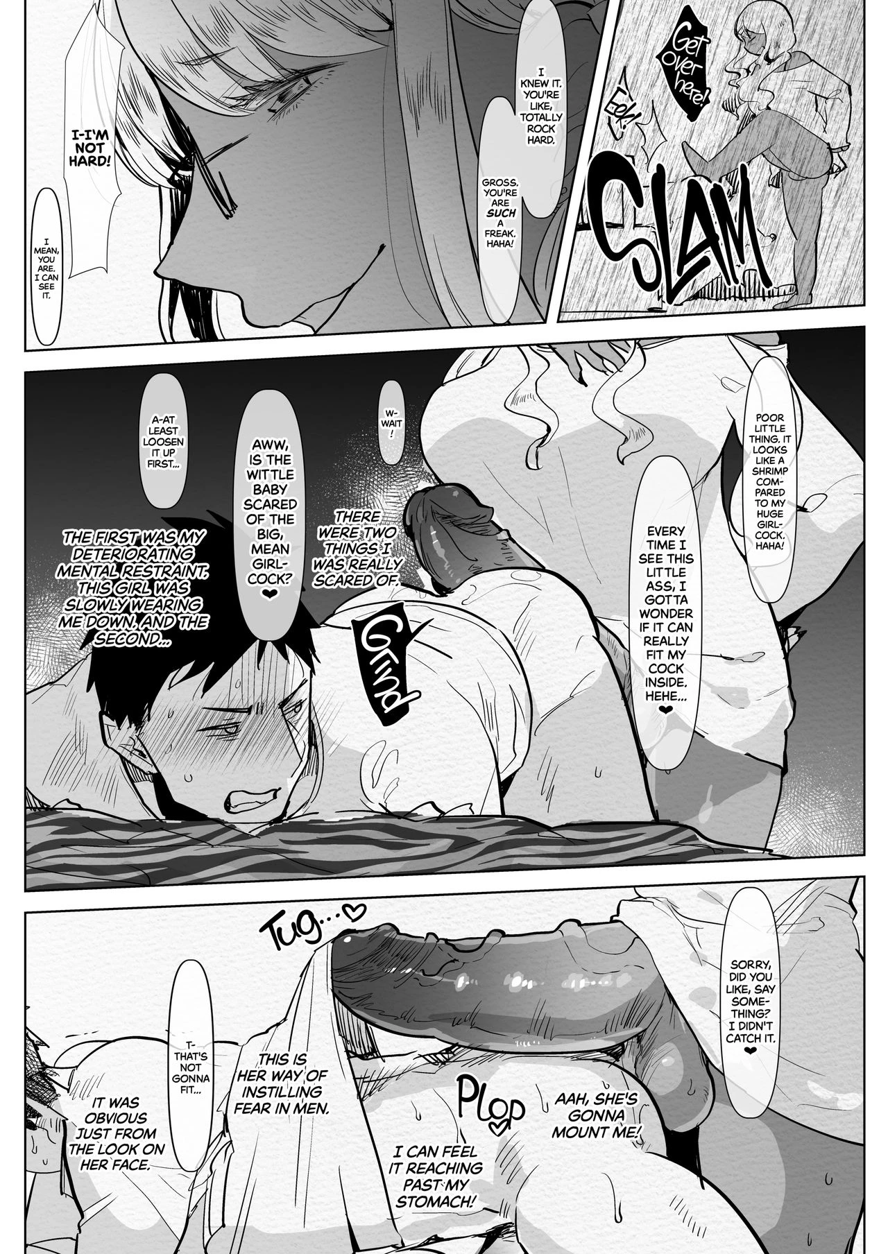 Futanari Kyokon Kuro Gal Kanojo to Benkyou Oheya Date da to Omottara Soku Onaho Atsukai Fukujuu Gyaku Anal nante... porn comic picture 12