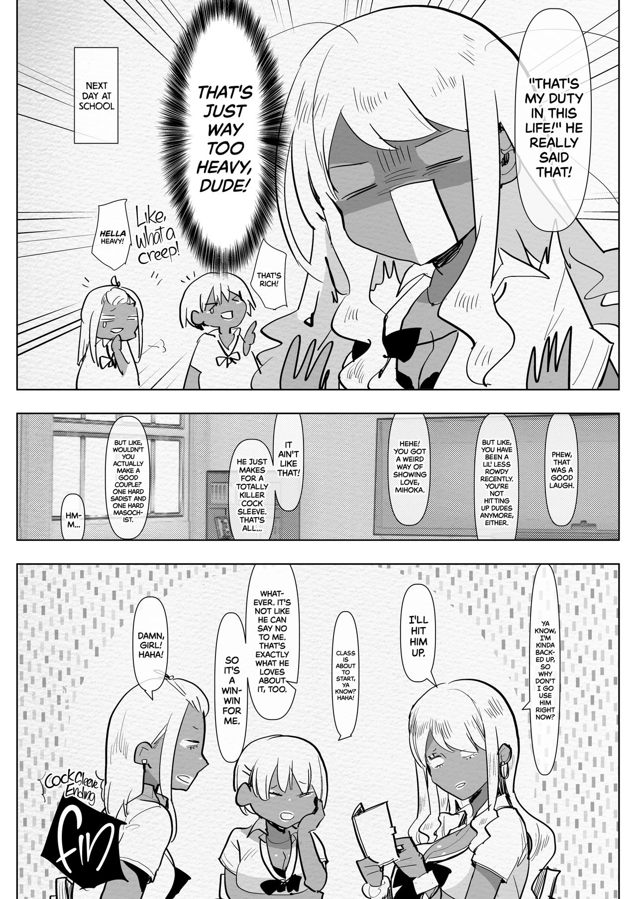 Futanari Kyokon Kuro Gal Kanojo to Benkyou Oheya Date da to Omottara Soku Onaho Atsukai Fukujuu Gyaku Anal nante... porn comic picture 23
