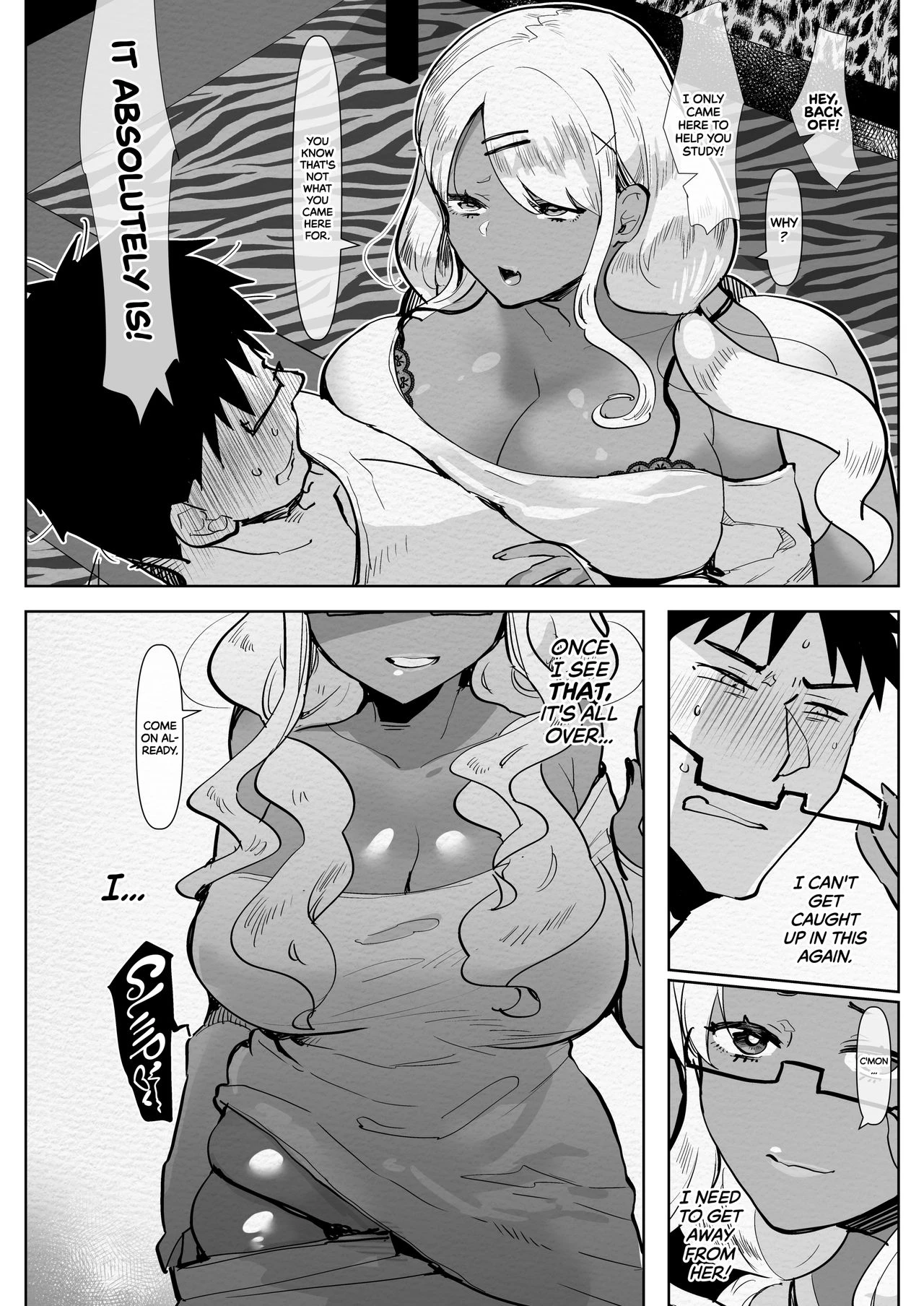 Futanari Kyokon Kuro Gal Kanojo to Benkyou Oheya Date da to Omottara Soku Onaho Atsukai Fukujuu Gyaku Anal nante... porn comic picture 5