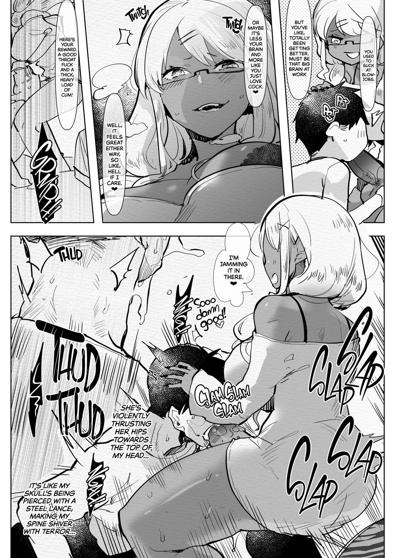 Futanari Kyokon Kuro Gal Kanojo to Benkyou Oheya Date da to Omottara Soku Onaho Atsukai Fukujuu Gyaku Anal nante... porn comic picture 9