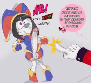 Futanari pomni porn comic picture 1