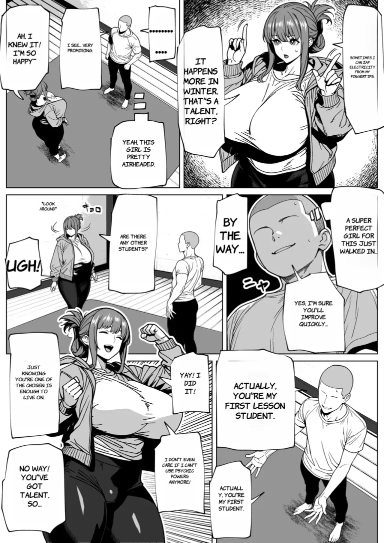 Futanari Psychic Power Development Lessons porn comic picture 4