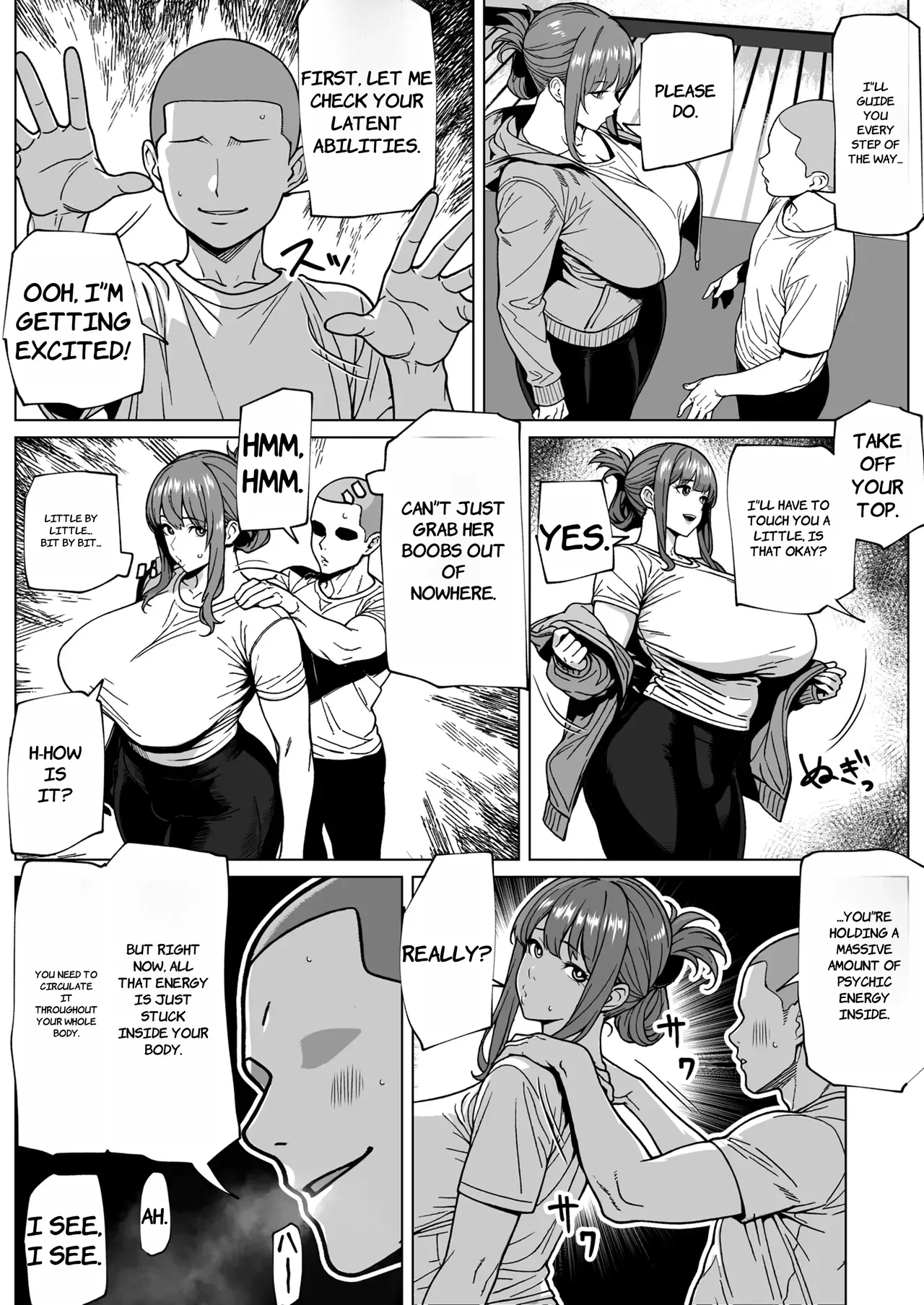 Futanari Psychic Power Development Lessons porn comic picture 5