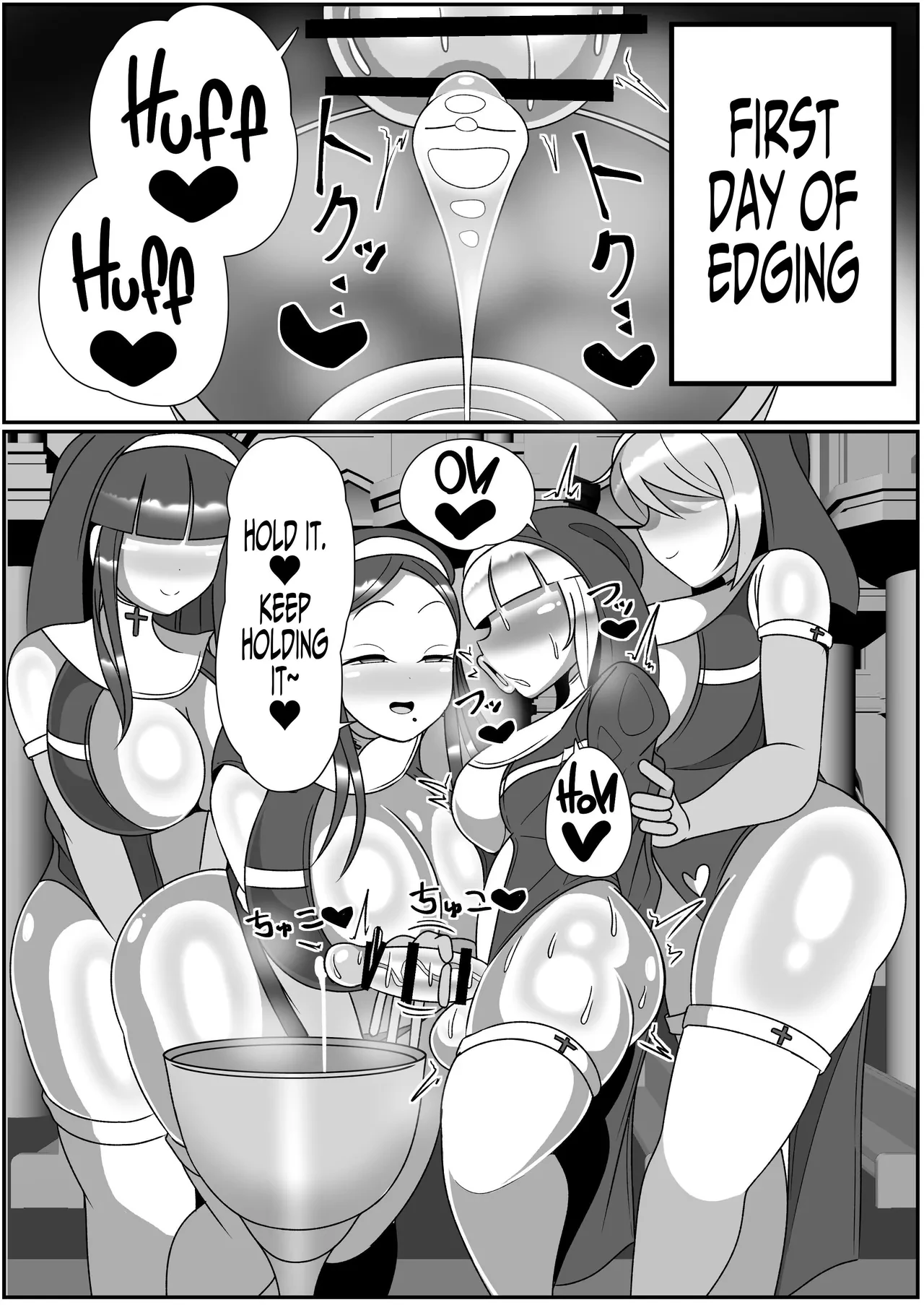 Futanari Seijo Shasei Kinshirei | Dick Slingin' Saintess ~Ejaculation Prohibition~ porn comic picture 18