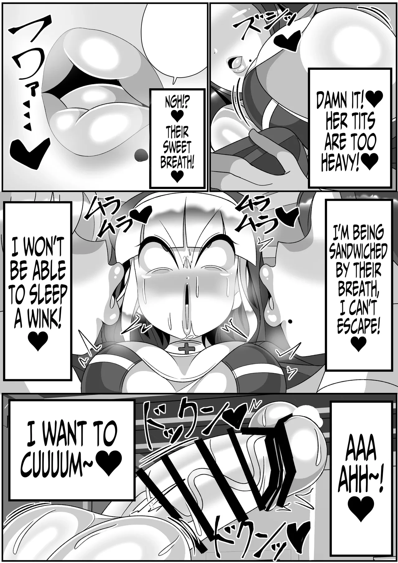 Futanari Seijo Shasei Kinshirei | Dick Slingin' Saintess ~Ejaculation Prohibition~ porn comic picture 32