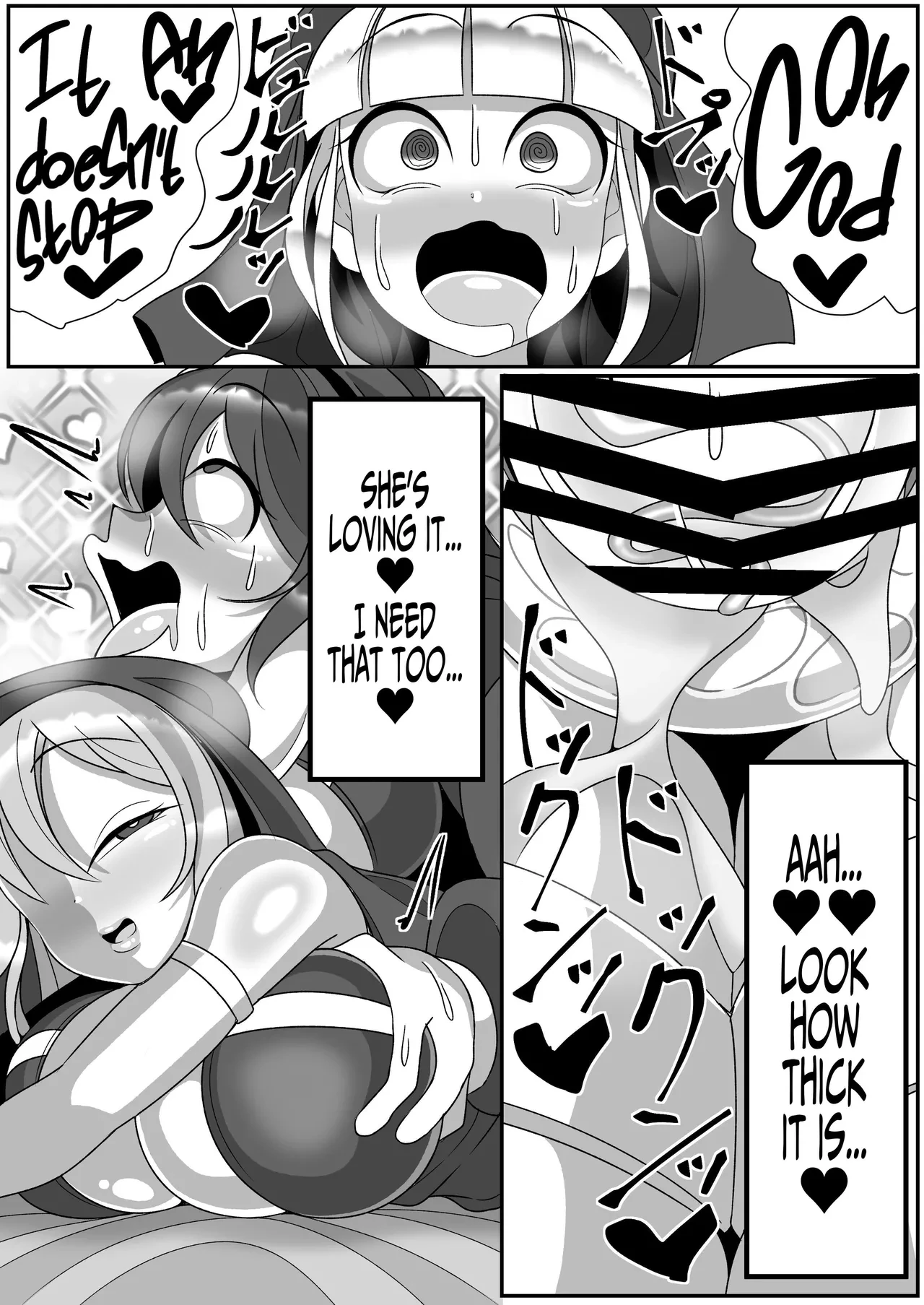 Futanari Seijo Shasei Kinshirei | Dick Slingin' Saintess ~Ejaculation Prohibition~ porn comic picture 43
