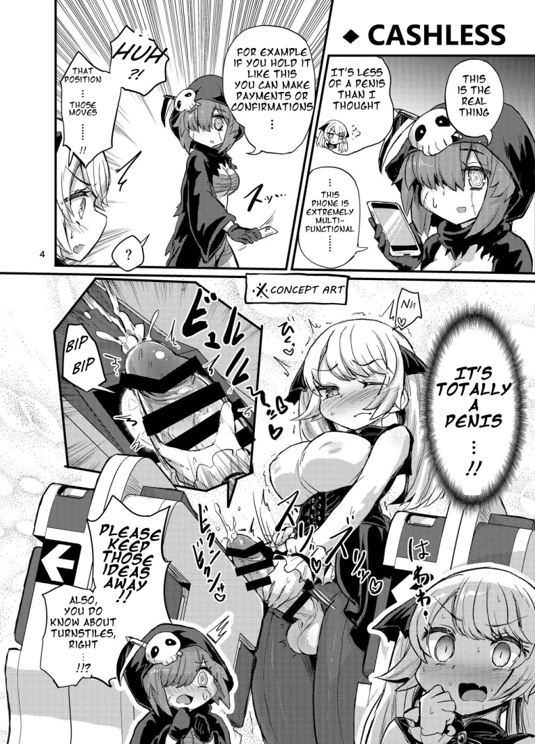 Futanari Vampire Ojou-sama porn comic picture 3