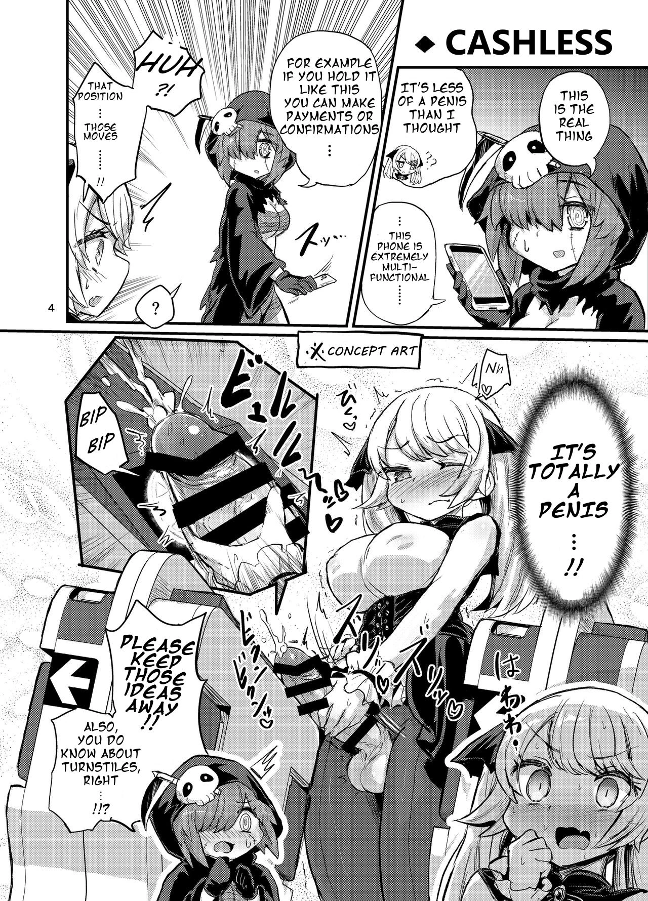 Futanari Vampire Ojou-sama porn comic picture 3