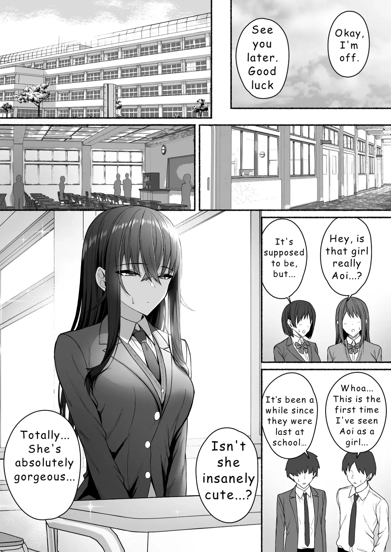 Gal to Boku ga Seibetsu Gyakuten Mesu ni Mezameru Boku porn comic picture 10