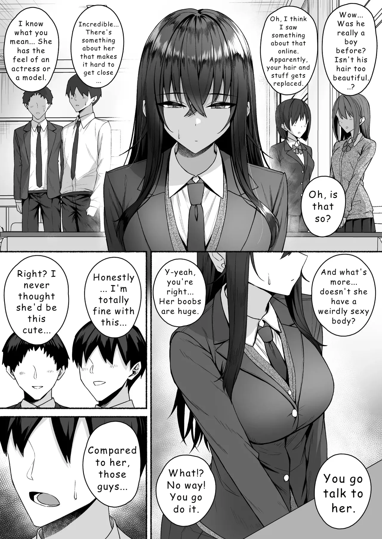 Gal to Boku ga Seibetsu Gyakuten Mesu ni Mezameru Boku porn comic picture 11