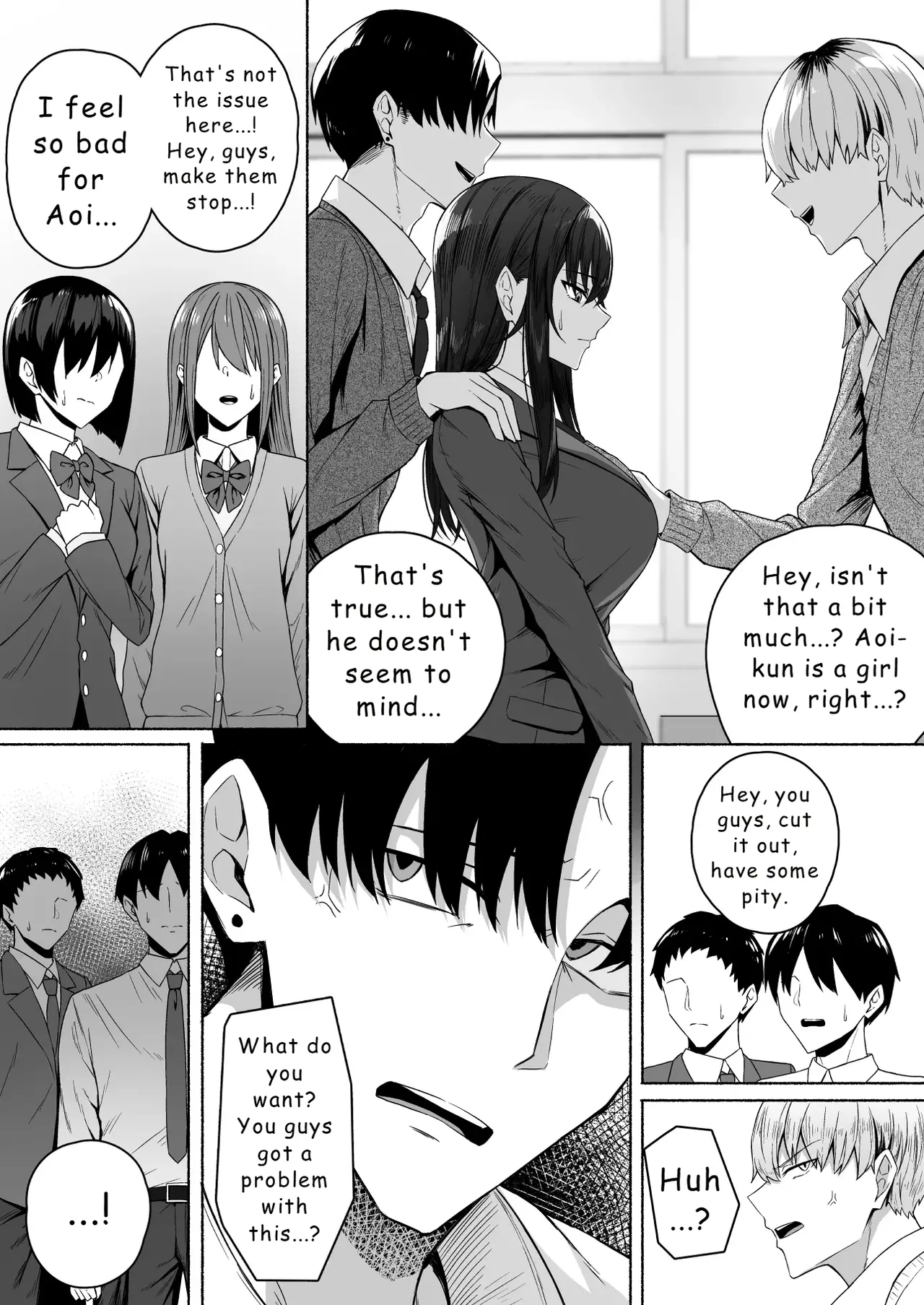 Gal to Boku ga Seibetsu Gyakuten Mesu ni Mezameru Boku porn comic picture 16