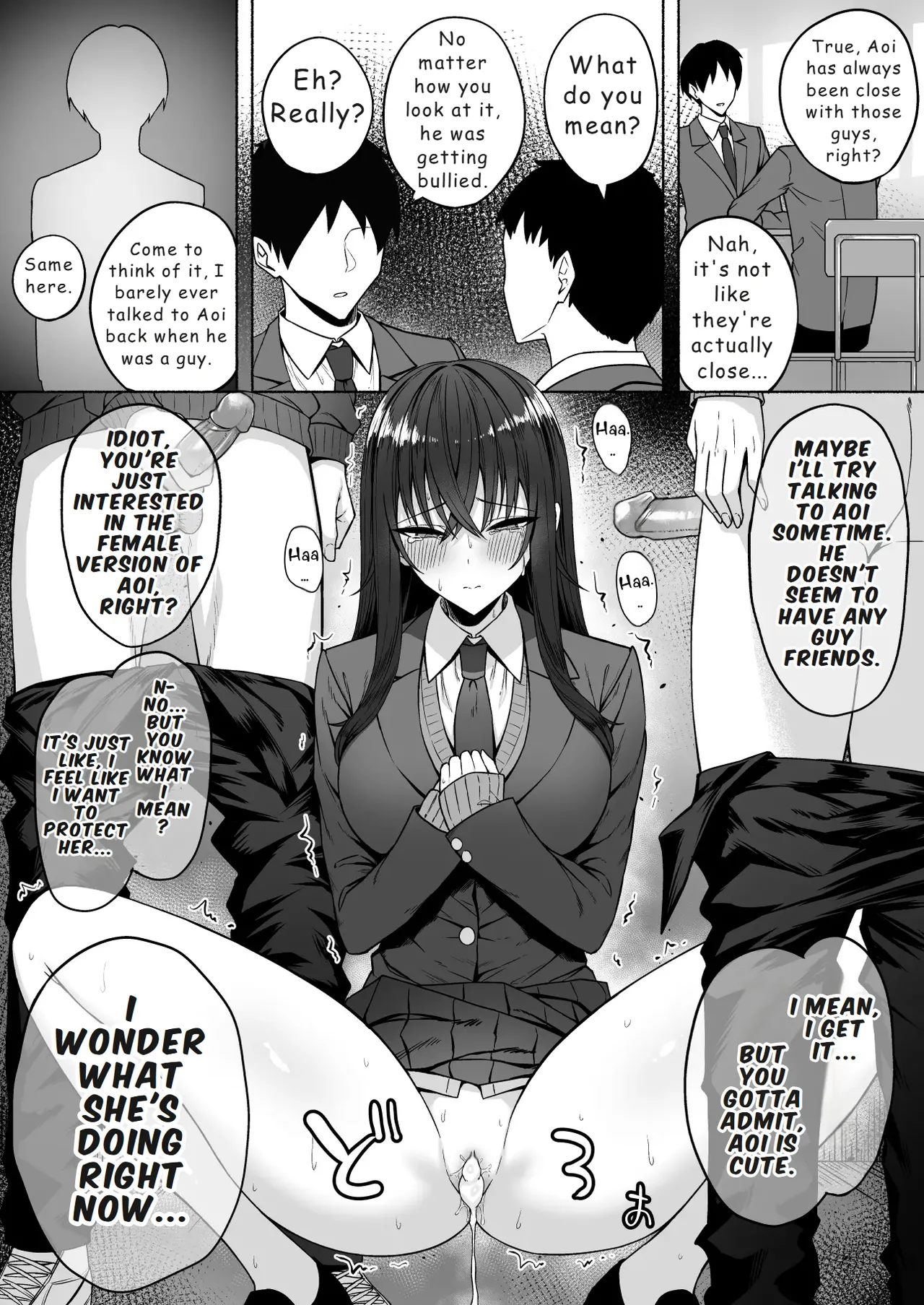 Gal to Boku ga Seibetsu Gyakuten Mesu ni Mezameru Boku porn comic picture 43