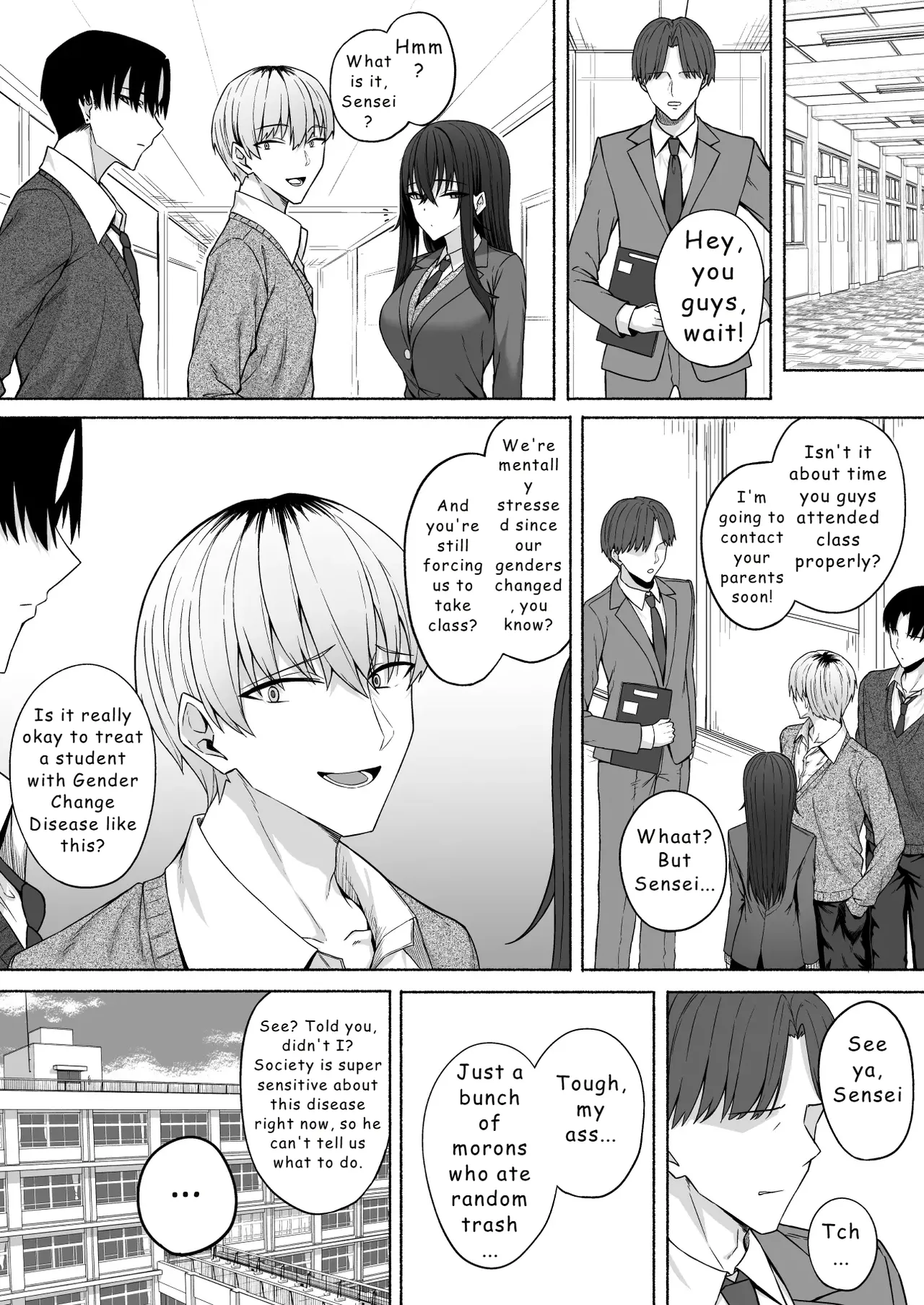 Gal to Boku ga Seibetsu Gyakuten Mesu ni Mezameru Boku porn comic picture 44