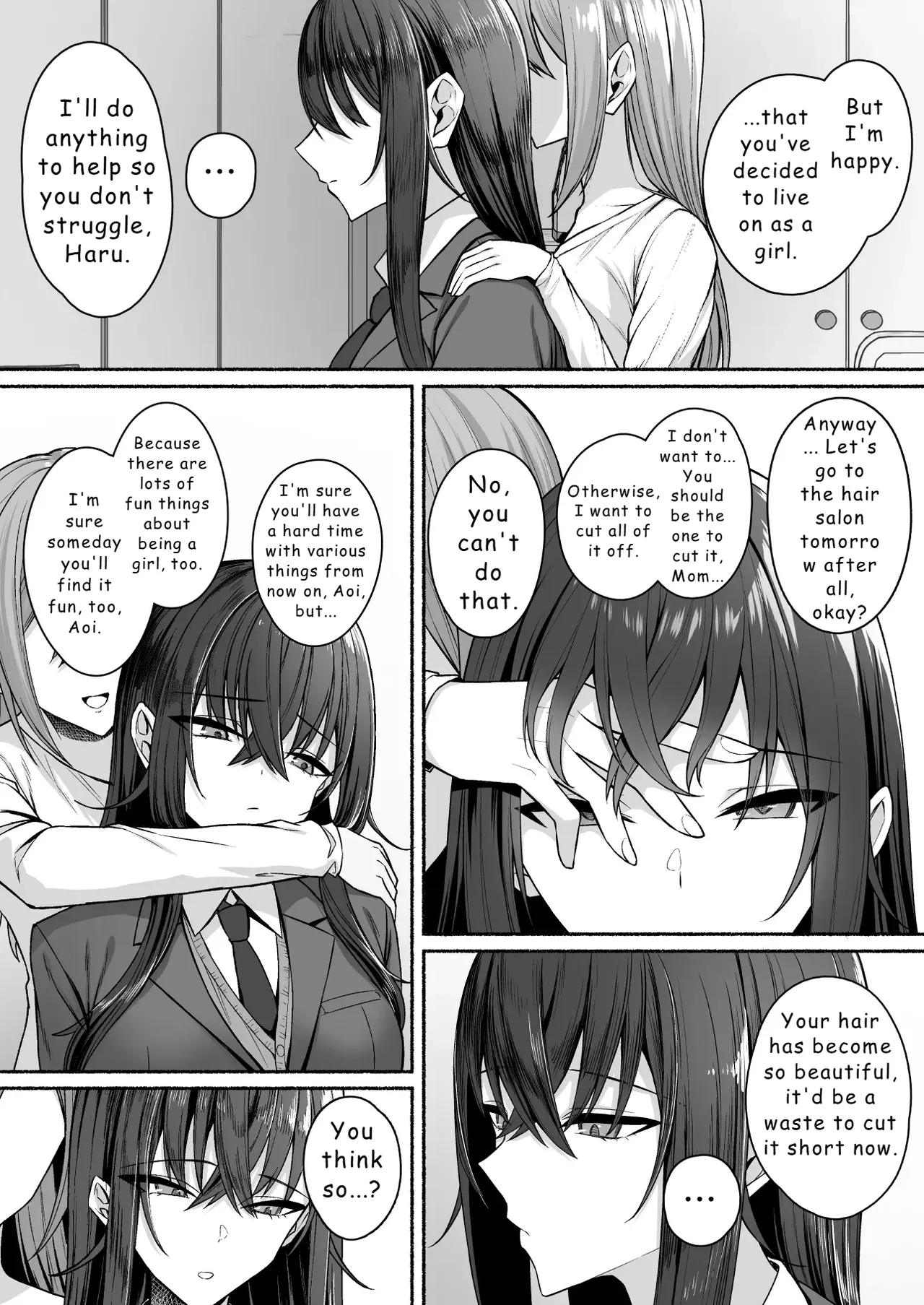 Gal to Boku ga Seibetsu Gyakuten Mesu ni Mezameru Boku porn comic picture 9