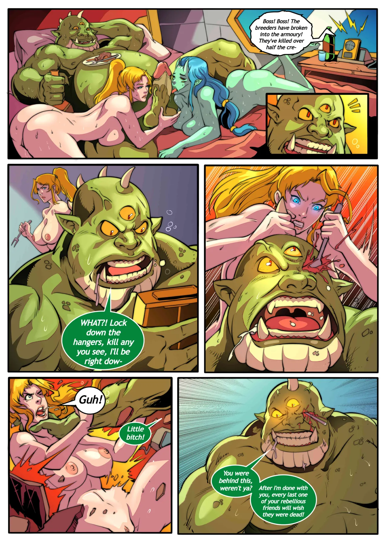 Galaxy of Scum 7: The Scourge porn comic picture 18